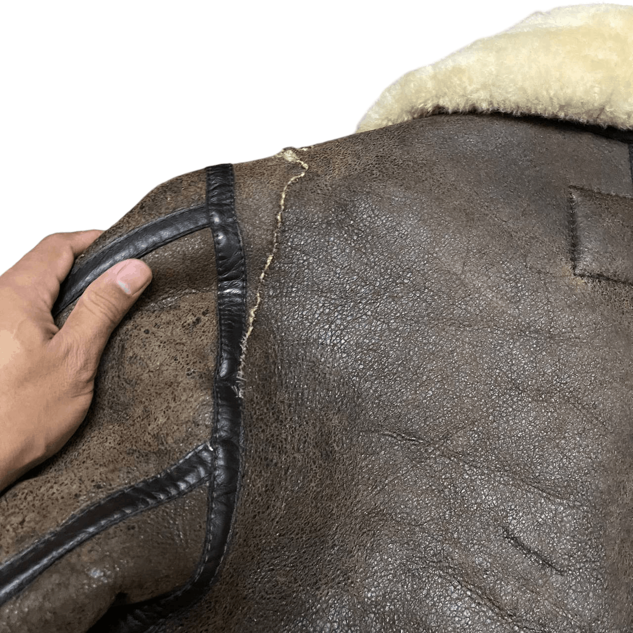 Harley Davidson Vintage Harley Davidson Motorcycle Sheepskin Leather Jacket Size US S / EU 44-46 / 1 - 12 Thumbnail