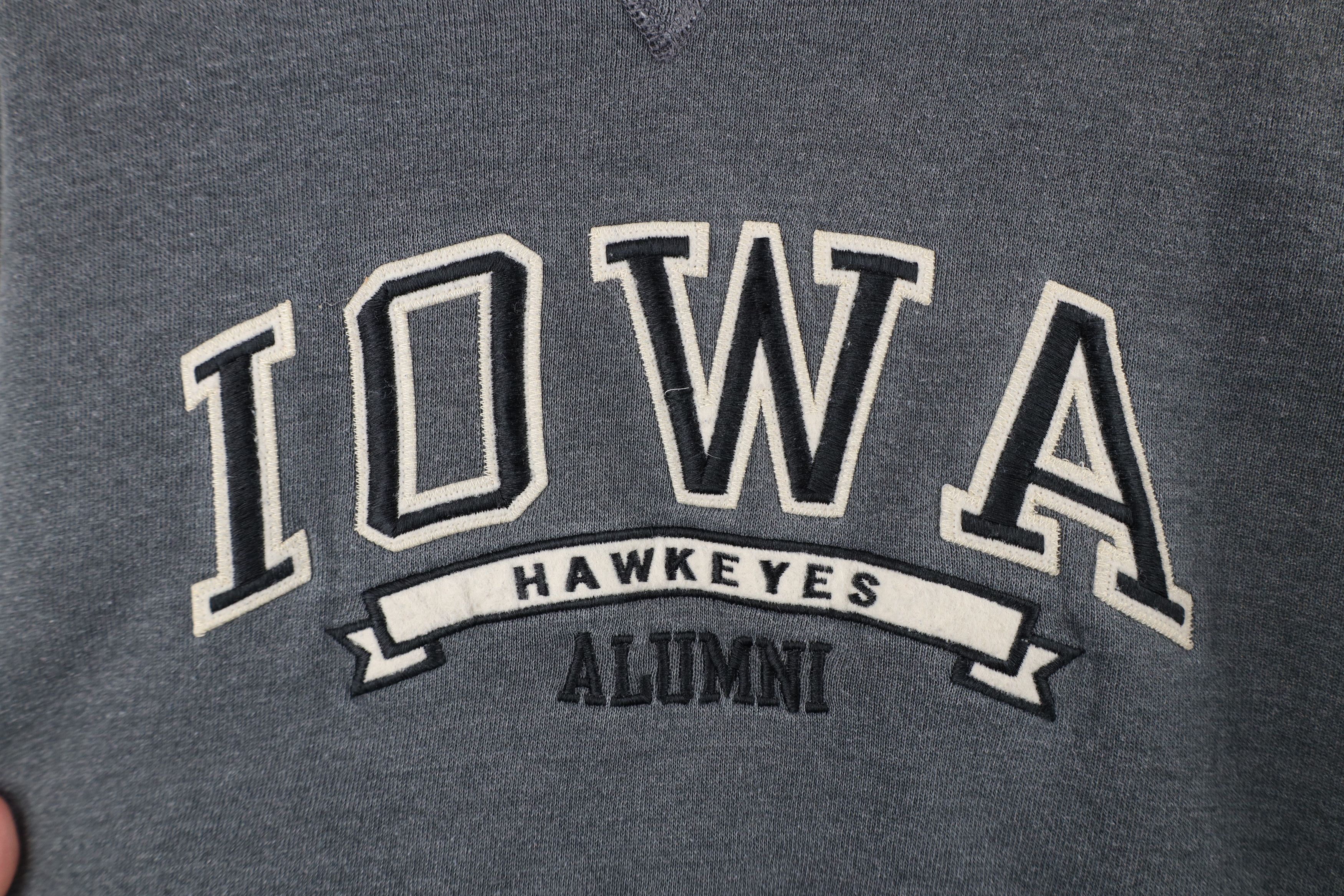 Russell Athletic × Vintage Vintage 90s Russell Athletic University of Iowa Sweatshirt Size US L / EU 52-54 / 3 - 4 Thumbnail