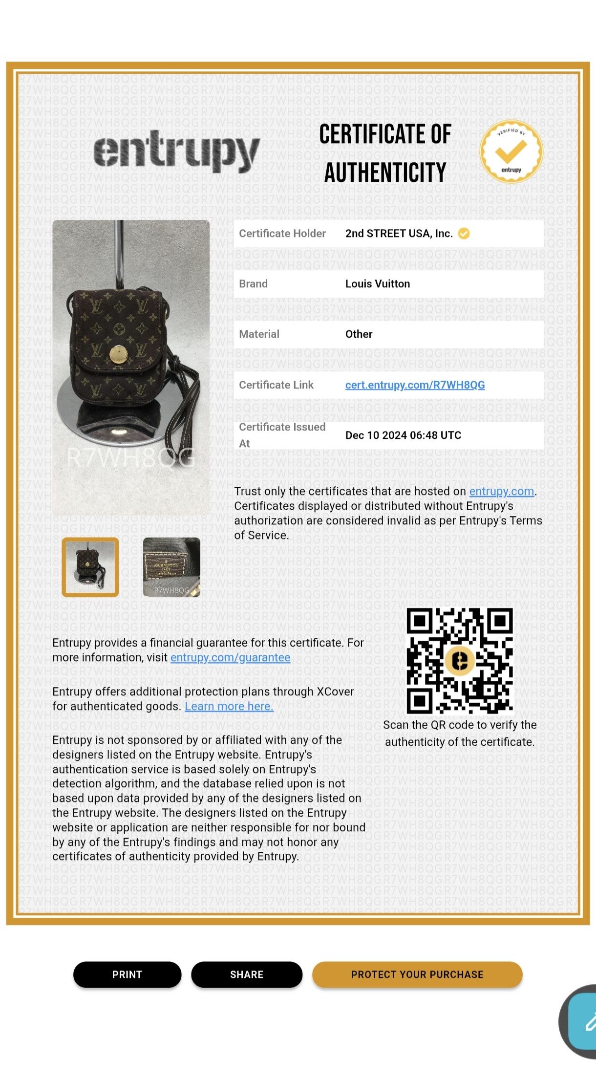 Louis Vuitton Louis Vuitton Mini Lin Pochette Cancun Bag Size ONE SIZE - 13 Thumbnail