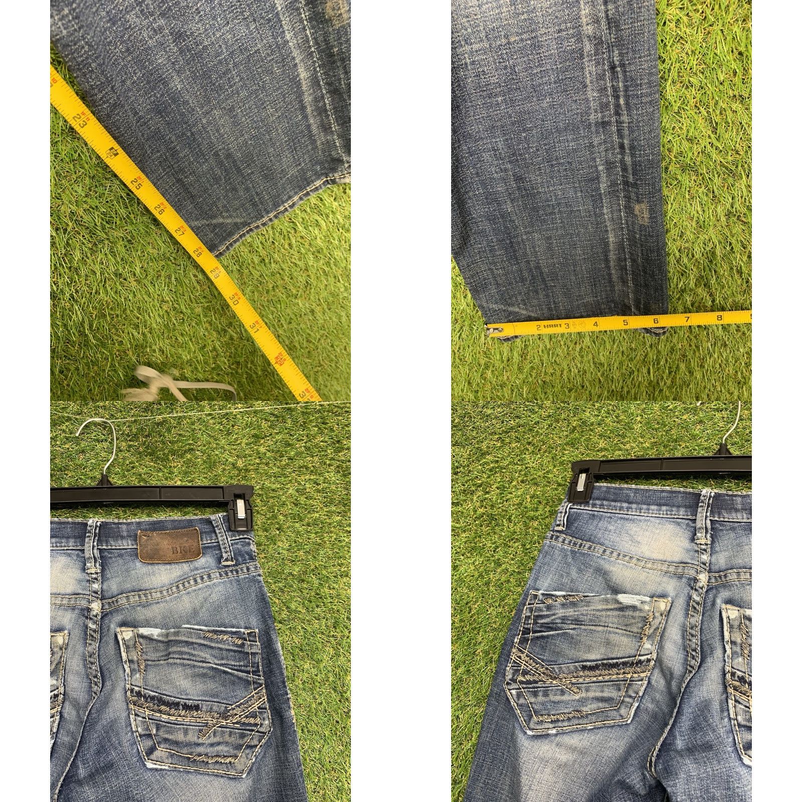 Vintage BKE Buckle Jeans 26S Alec Straight Leg Medium Wash Blue Grunge Mens Size US 26 / EU 42 - 8 Thumbnail