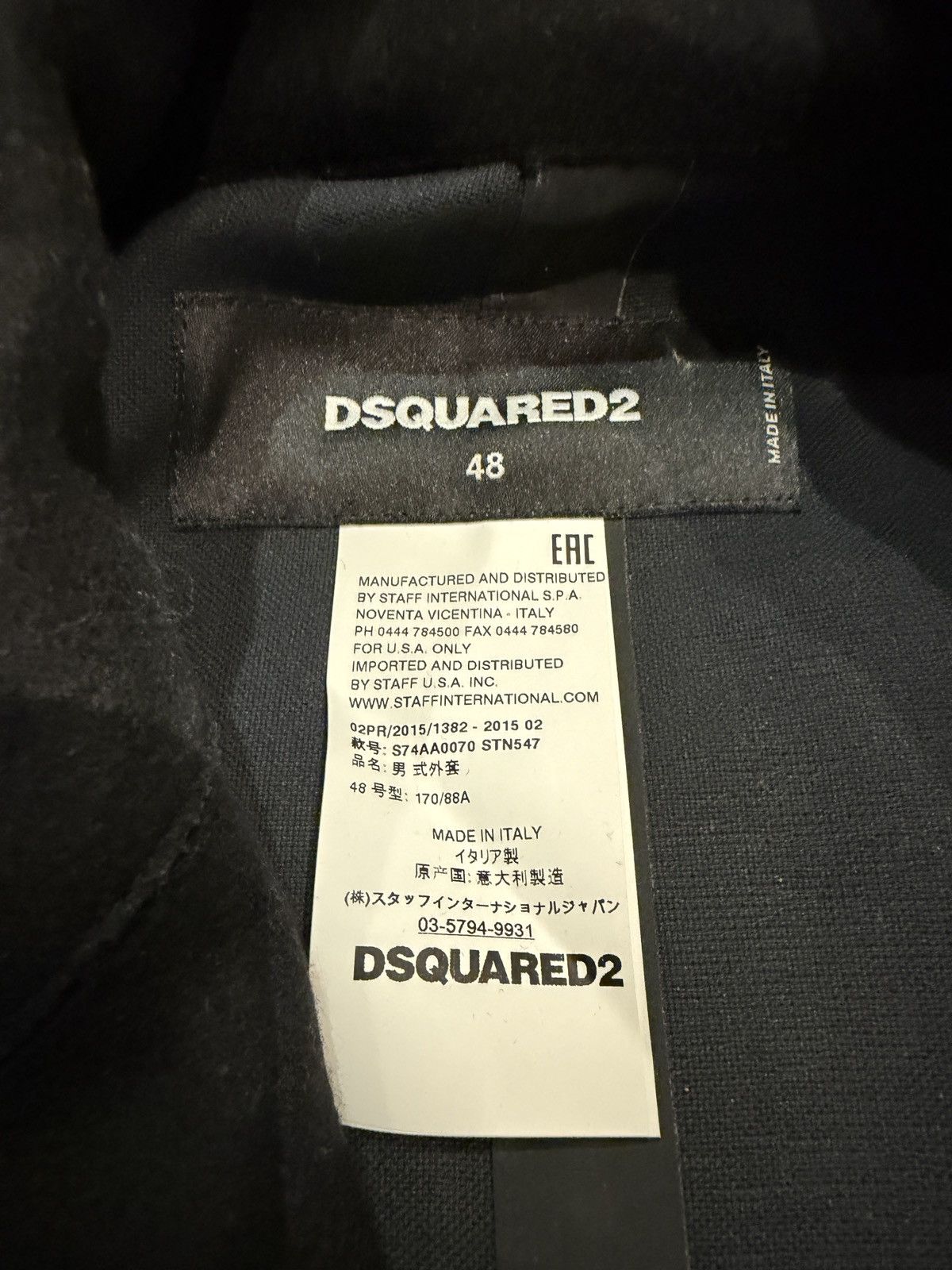 Dsquared2 Denim leather deconstructed coat Size US M / EU 48-50 / 2 - 3 Thumbnail