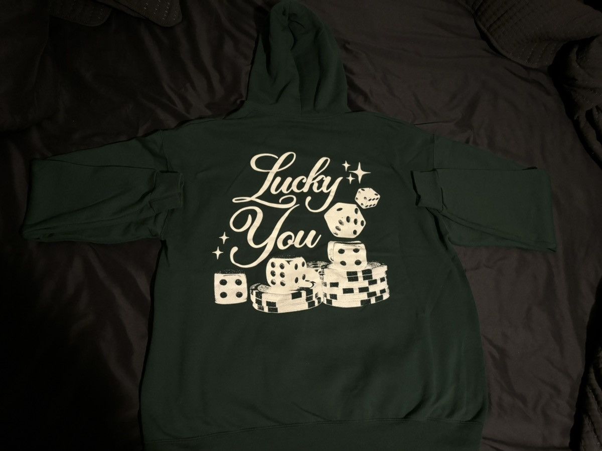 Tillys Tilly’s CVLA Lucky You Green Hoodie Size US XL / EU 56 / 4 - 2 Thumbnail