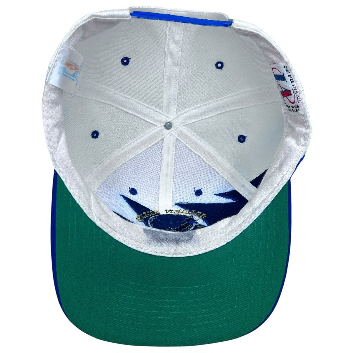 Logo Athletic NBA Golden State Warriors Logo Athletic Sharktooth Snapback Size ONE SIZE - 10 Thumbnail