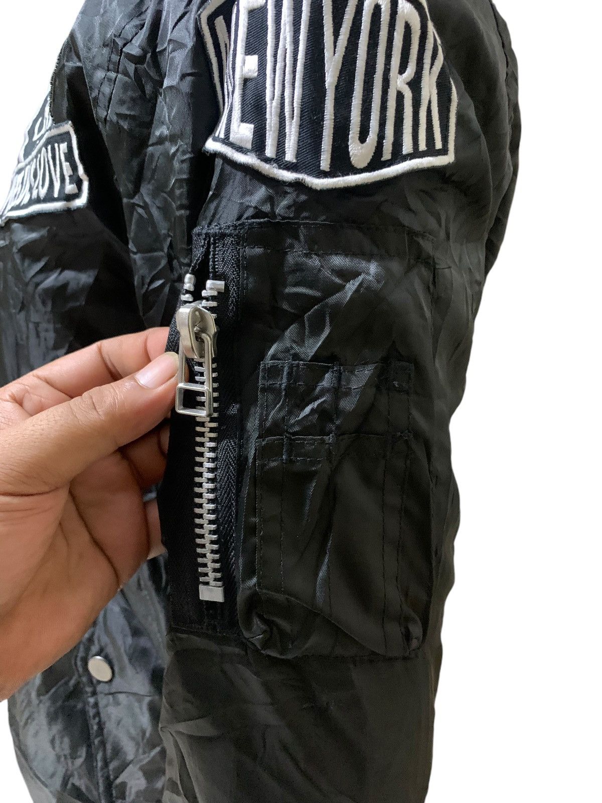 Vintage Vintage poem patches Military bomber jacket Size US M / EU 48-50 / 2 - 5 Thumbnail