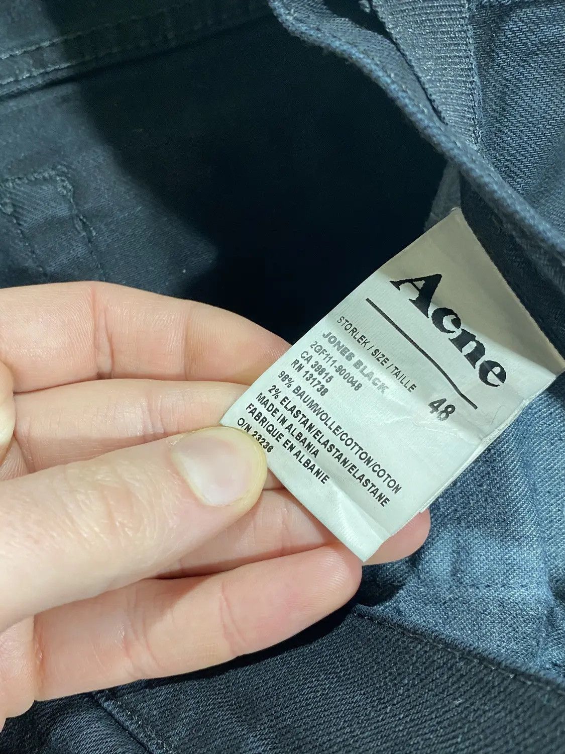 Acne Studios × Japanese Brand acne studios black denim jeans Size US 28 / EU 44 - 7 Thumbnail