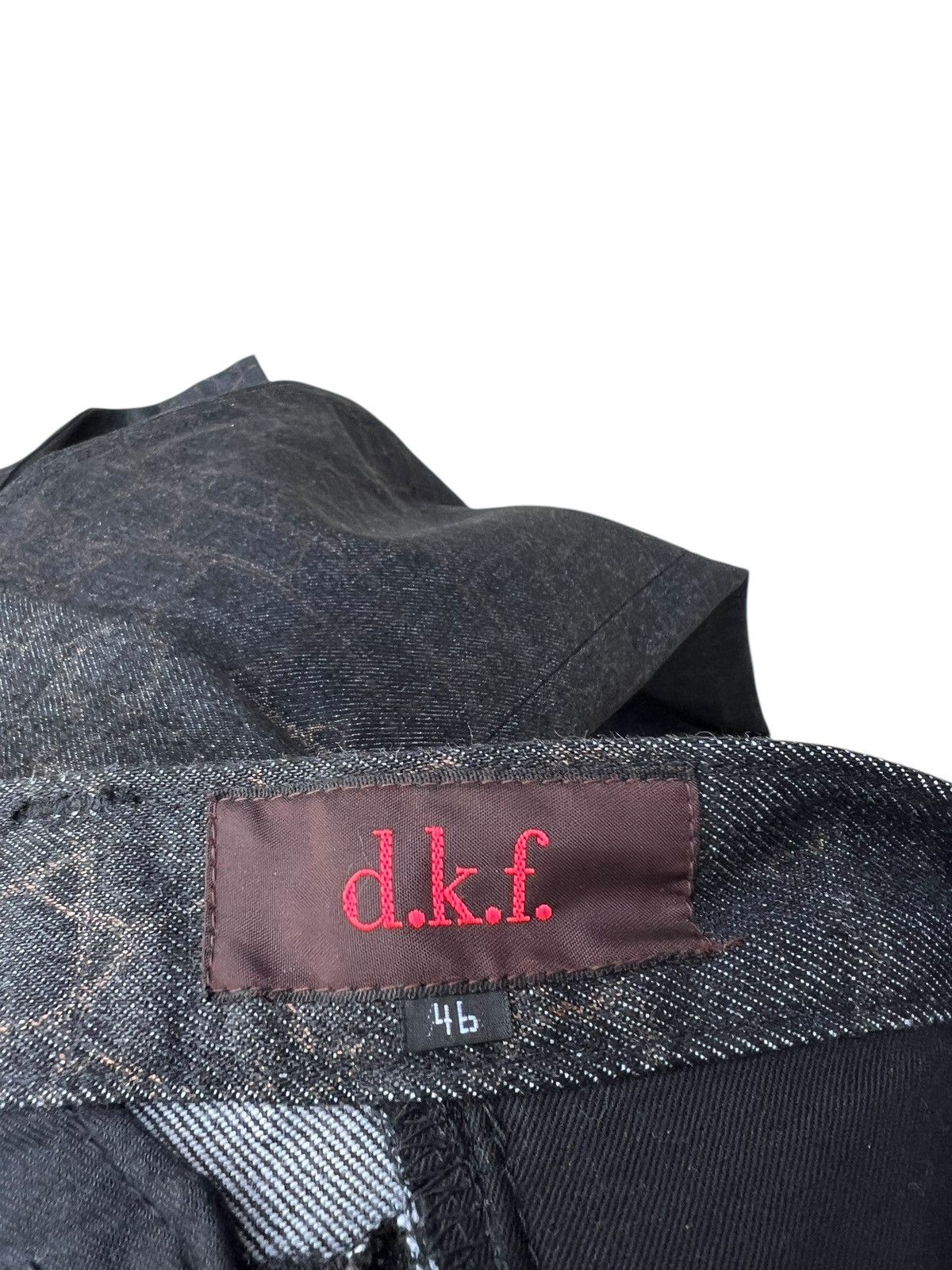 Vintage Super Flare D.K.F. Made in Japan Printed Denim Jeans Size US 30 / EU 46 - 21 Thumbnail