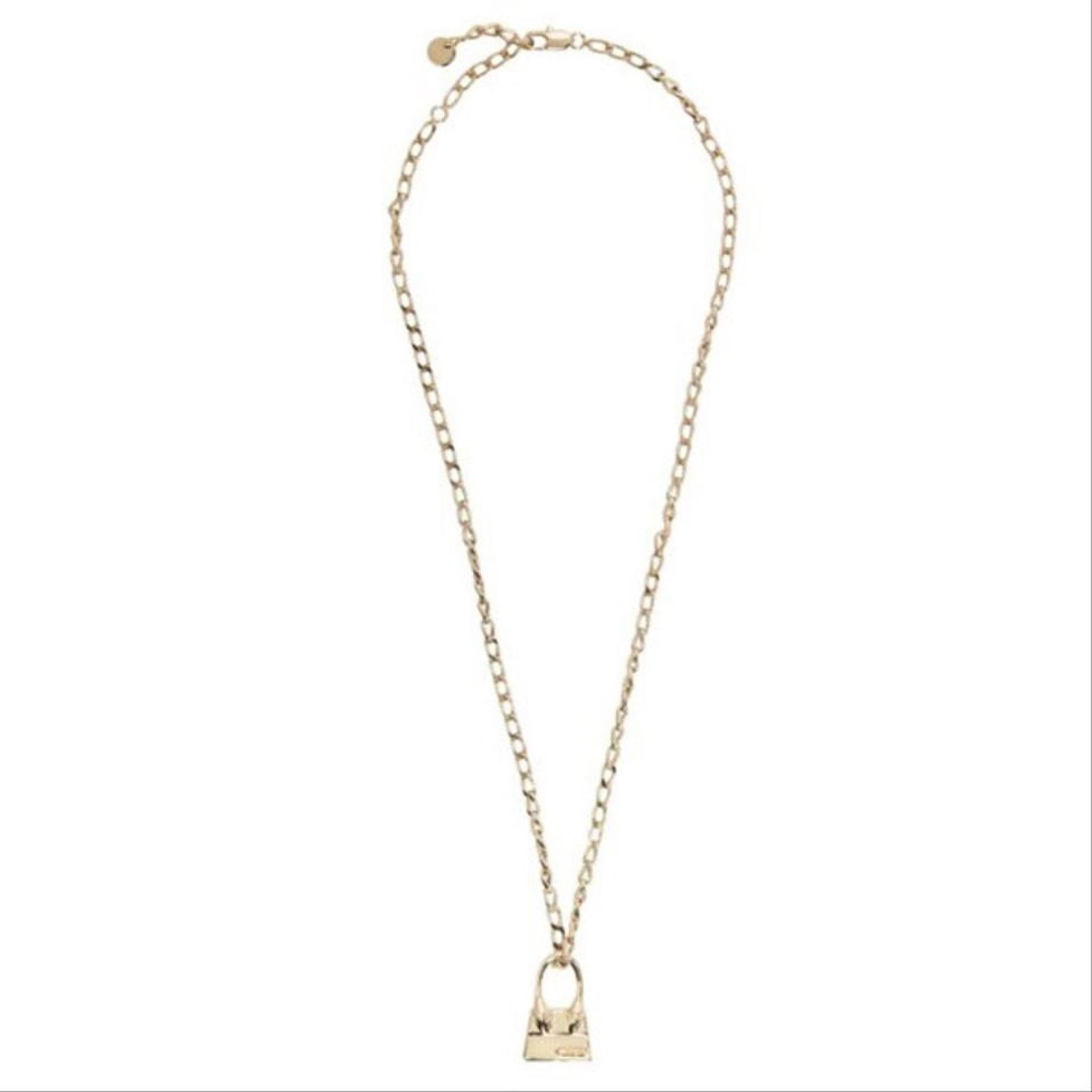 Jacquemus Le Chiquito bag charm gold tone necklace Size ONE SIZE - 2 Thumbnail
