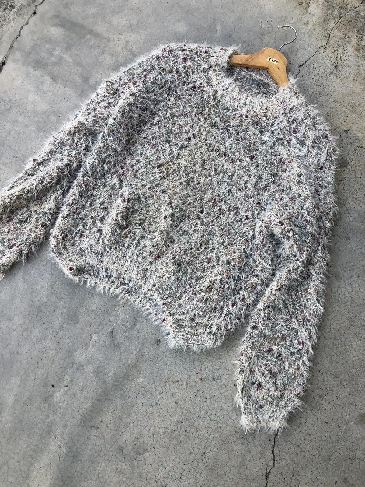 20471120 × Aran Isles Knitwear × Japanese Brand 📌Japanesebrand Memeri/Pullover Fleece Knitware Size L / US 10 / IT 46 - 2 Thumbnail