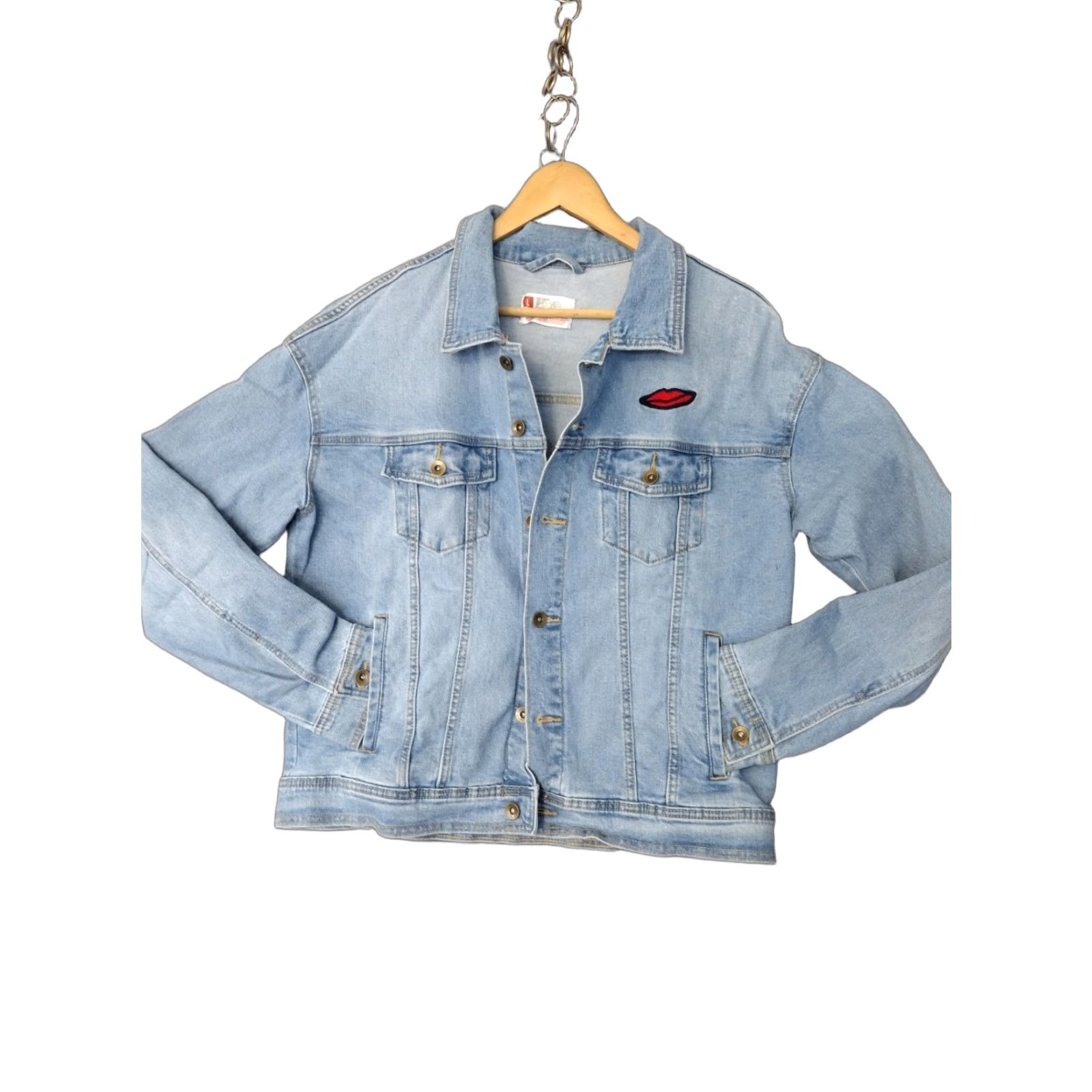 Vintage Pride Artist Design New York 1969 Denim Jacket Light Wash Large Adults Mens Size L / US 10 / IT 46 - 1 Thumbnail