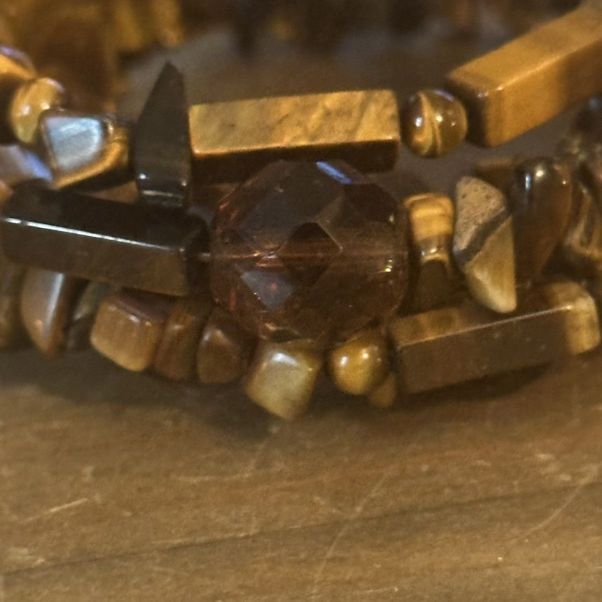 Other Tigers eye chip multiple wrap bracelet Size ONE SIZE - 3 Thumbnail