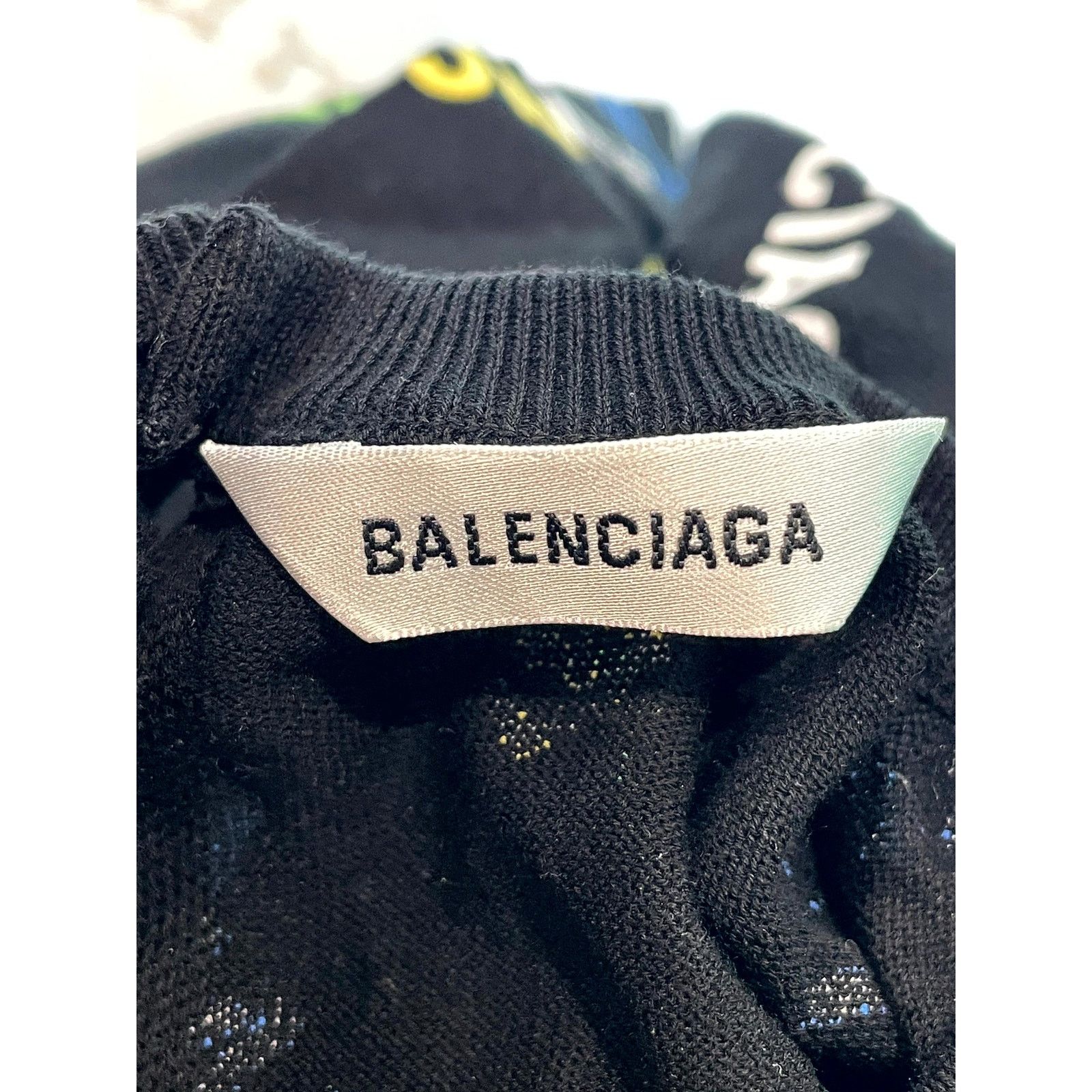 Balenciaga Balenciaga Women's LS Multi Color Top Size S / US 4 / IT 40 - 3 Thumbnail