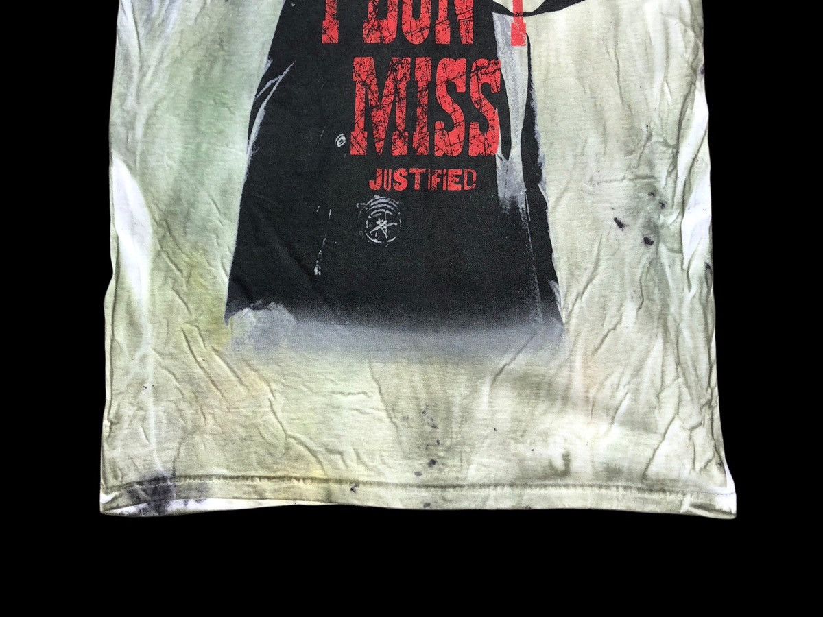 Vintage 🔥Vintage "i dont miss Justified" Movie Series Tshirt Size US S / EU 44-46 / 1 - 4 Thumbnail