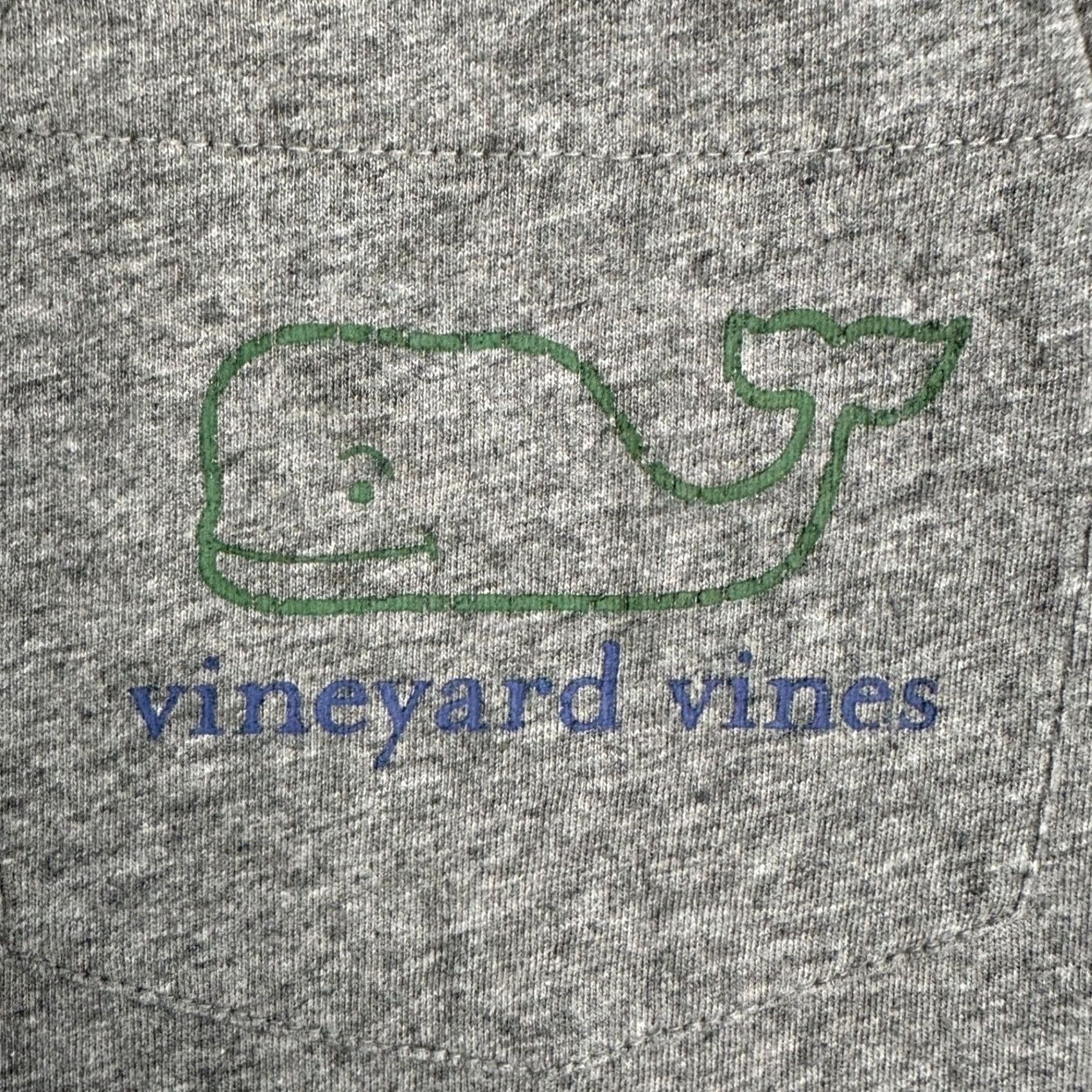 Vineyard Vines Vineyard Vines Hoodie Sweatshirt Mens 2XL Gray Graphic Print Drawstring Pocket Pullover Long Sleeve Size US XXL / EU 58 / 5 - 5 Thumbnail