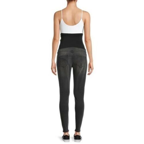 Other Time & Tru Misses XL 5 Pocket Maternity Skinny Jeans with Co Size 32" / US 10 / IT 46 - 4 Thumbnail