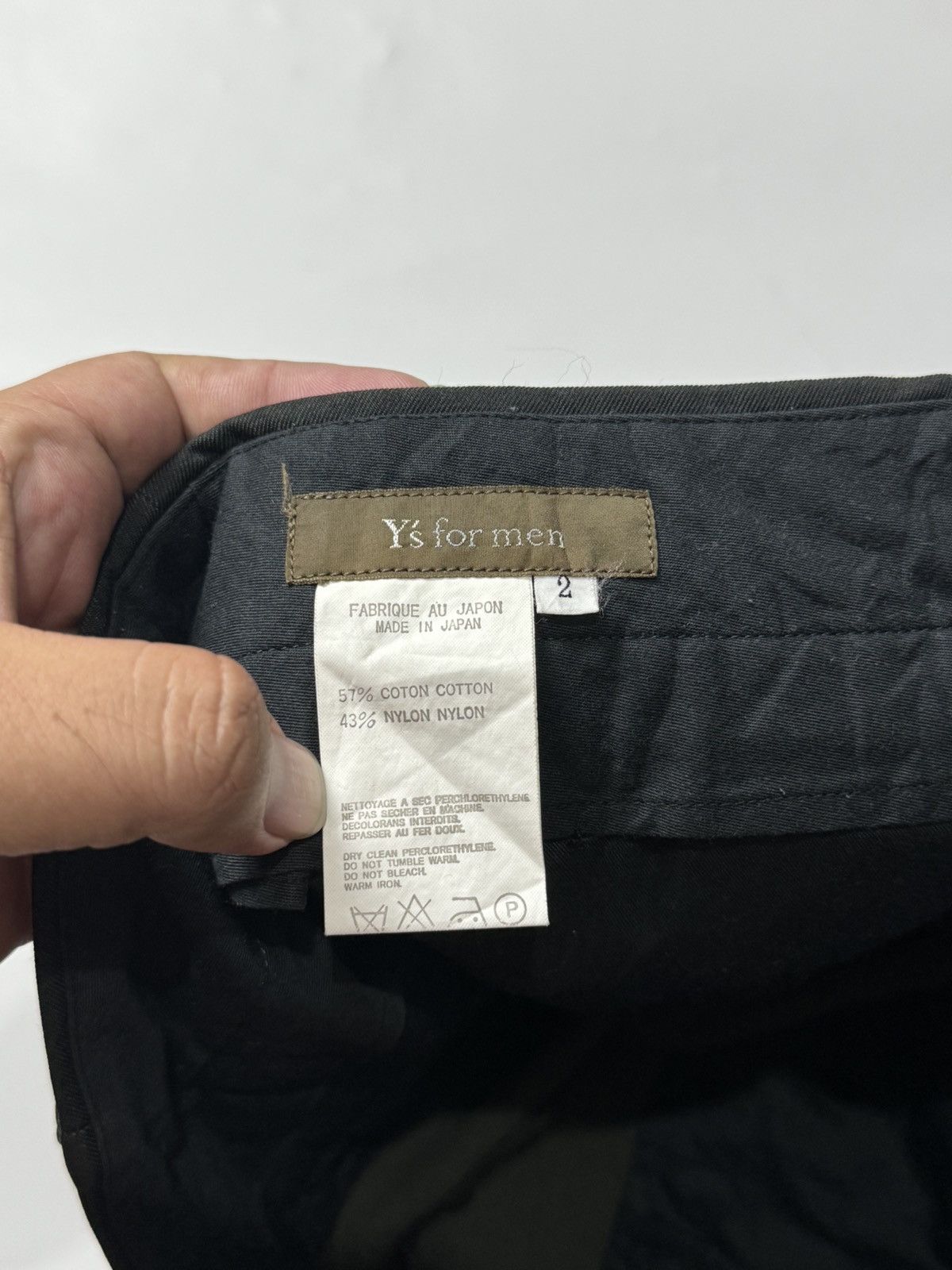 Y's for Men × Yohji Yamamoto Y'S FOR MEN YOHJI YAMAMOTO 43% NYLON PANTS Size US 30 / EU 46 - 12 Thumbnail
