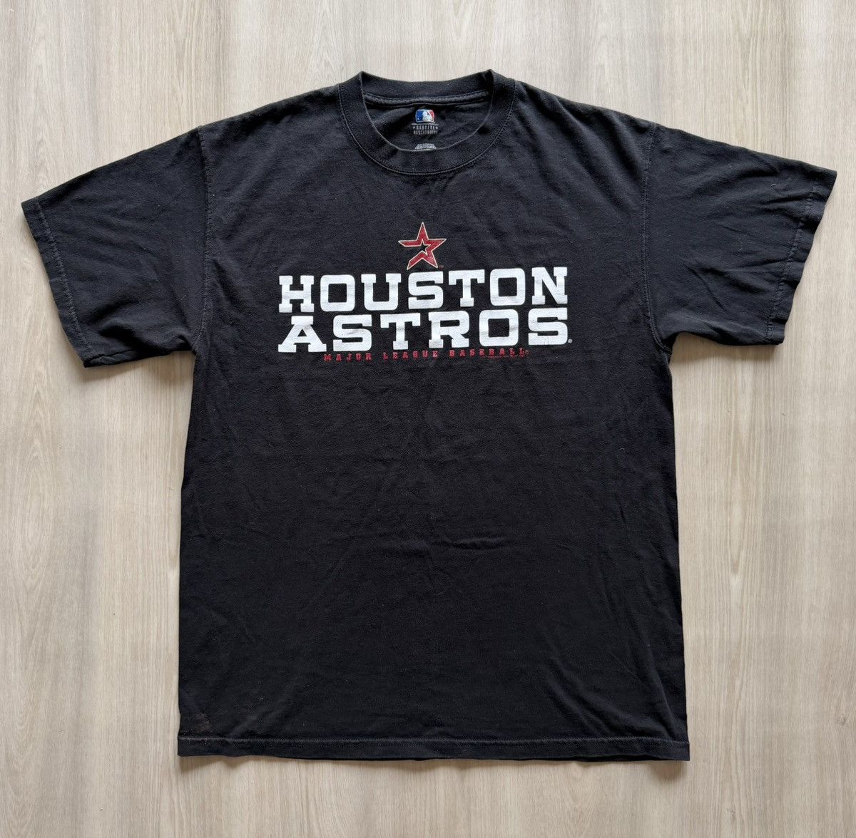 Vintage Vintage Houston Astros Spellout Tee Sz L Size US L / EU 52-54 / 3 - 2 Thumbnail