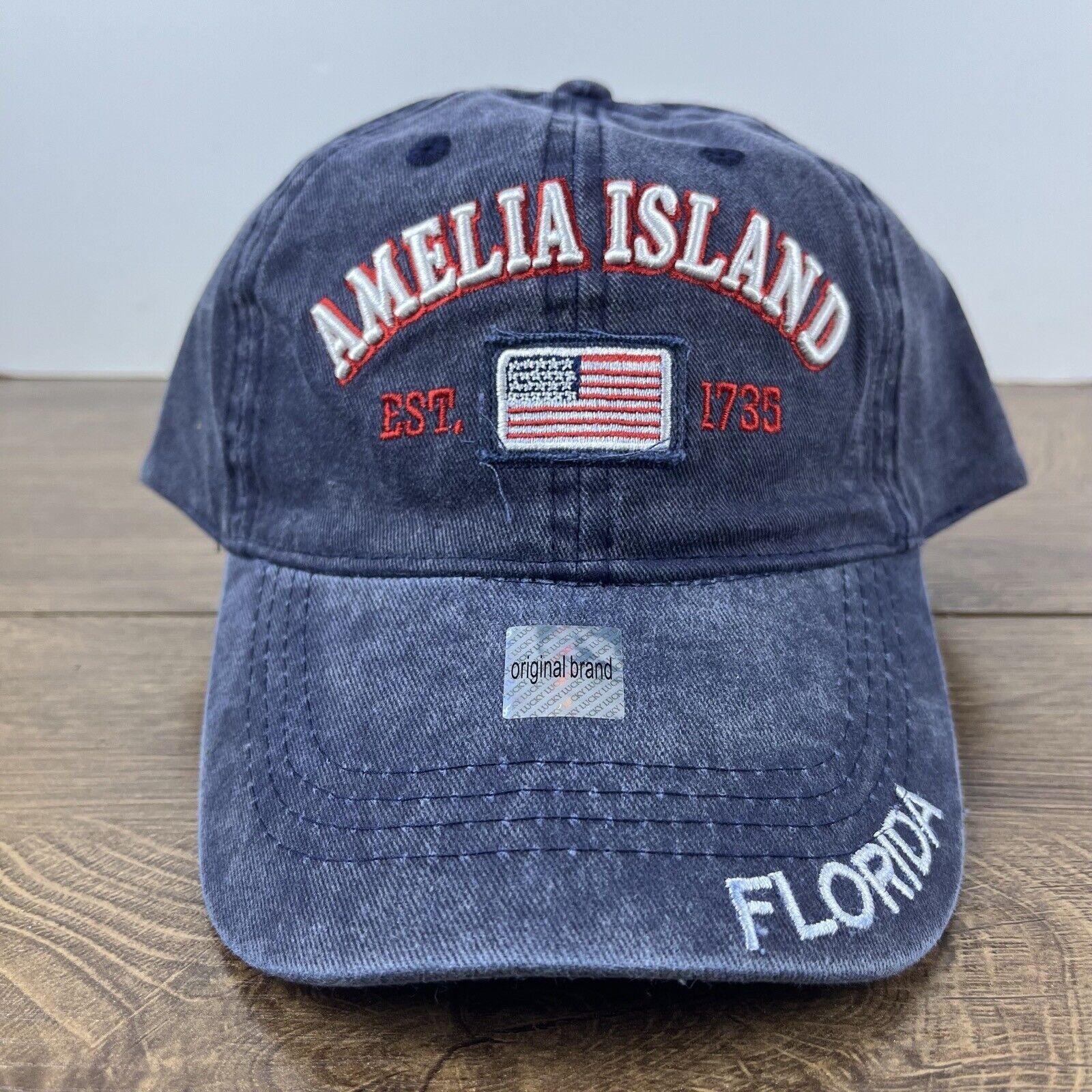 Other Amelia Island Florida Hat Amelia Island Blue Hat Adjustable Size ONE SIZE - 2 Thumbnail