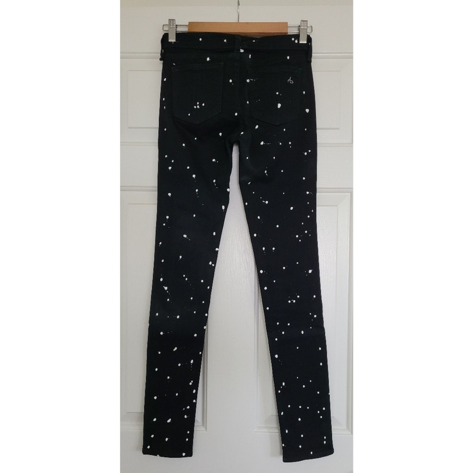 Rag & Bone Rag & Bone Paint Splatter Skinny Jeans Sz 24 Size 24" / US 00 / IT 34 - 4 Thumbnail
