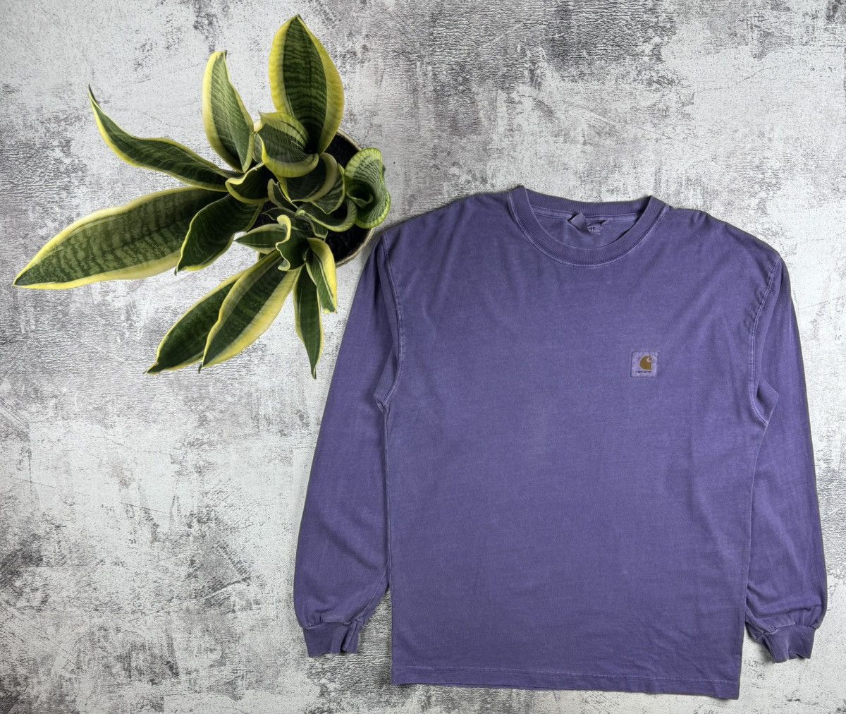 Carhartt Carhartt Nelson Men’s Large Rap Purple Washed Longsleeve Sweatshirt T Shirt Tee Size US L / EU 52-54 / 3 - 1 Thumbnail