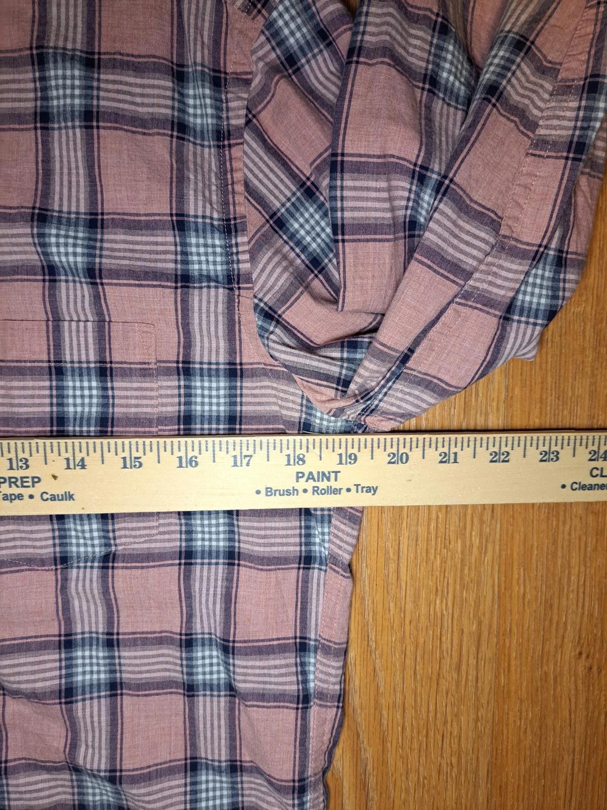 J.Crew J Crew Button Up Shirt Medium Pink Plaid Heathered Cotton Size US M / EU 48-50 / 2 - 6 Thumbnail