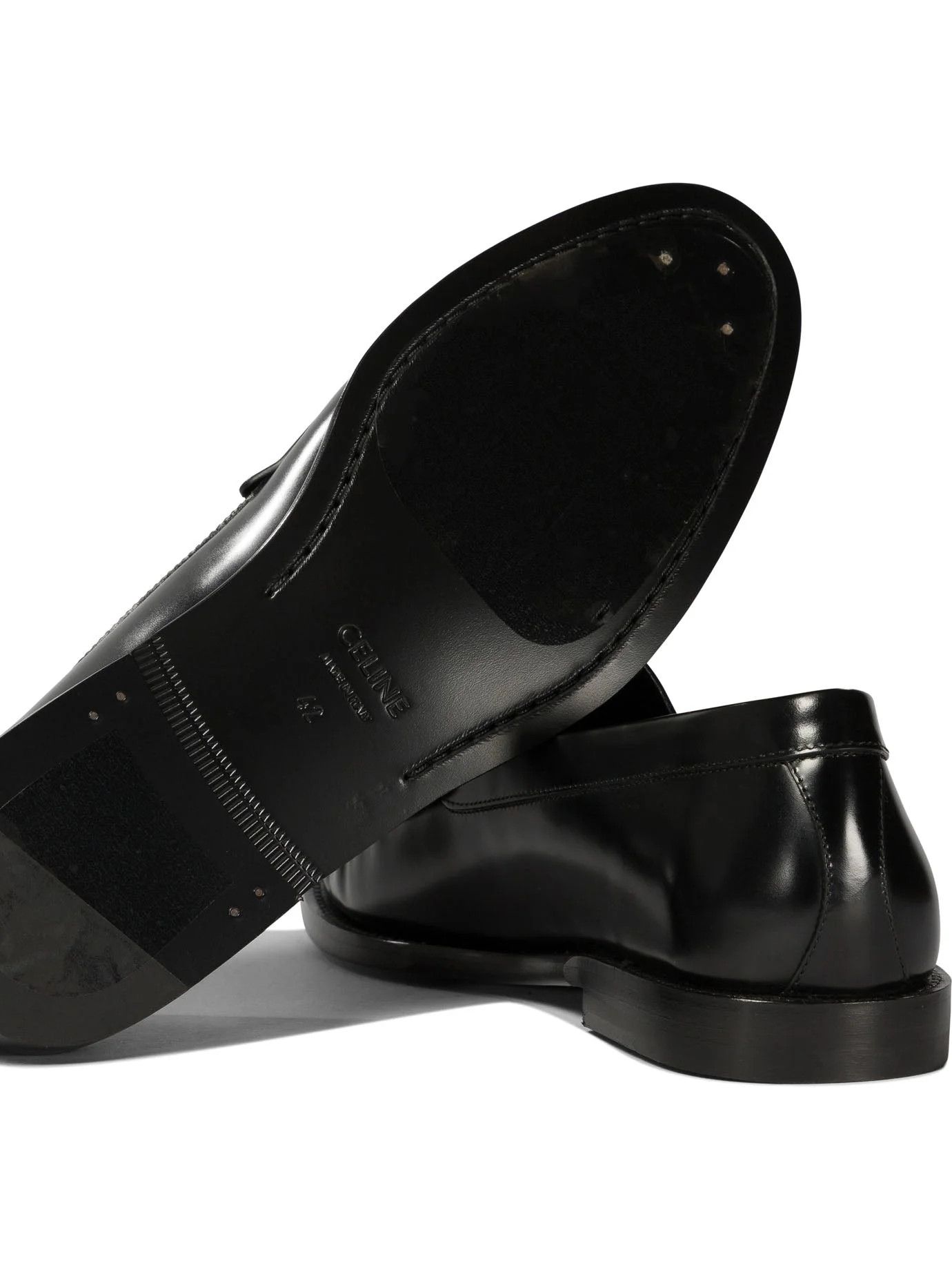 Celine o1bcso1str0126 361083602C Delon Loafers in Black Size US 12 / EU 45 - 5 Thumbnail
