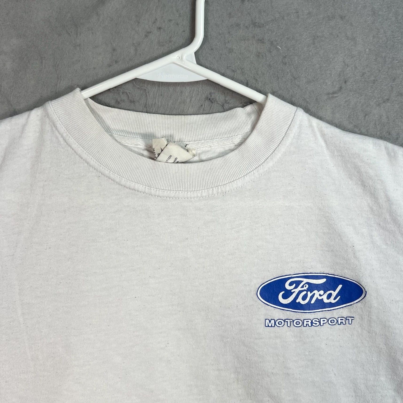 Ford VINTAGE Ford Motorsport Falcon XJ6 XJ8 Racing Car T Shirt Adult Large White Mens Size US L / EU 52-54 / 3 - 5 Thumbnail