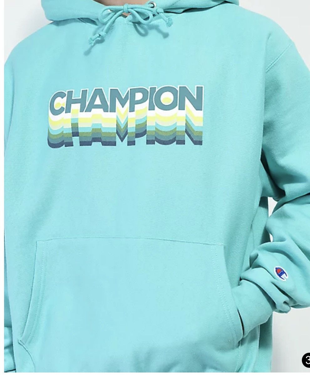 Champion Champion Reverse Weave Hoodie Portal Teal Men’s Small - Mint Size US S / EU 44-46 / 1 - 3 Thumbnail