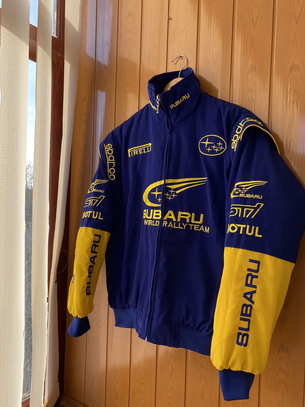 Vintage Subaru STI World Rally Team WRC Racing Jacket
