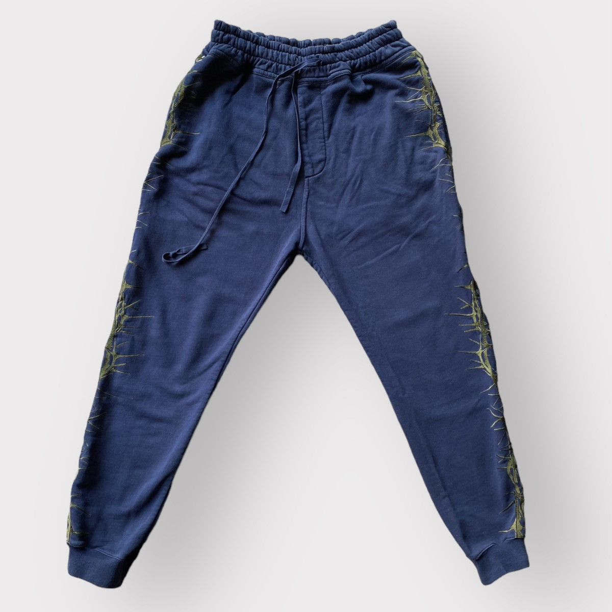 Haider Ackermann 2019 Barb Wire Embroidered Sweatpants Size US 32 / EU 48 - 2 Thumbnail