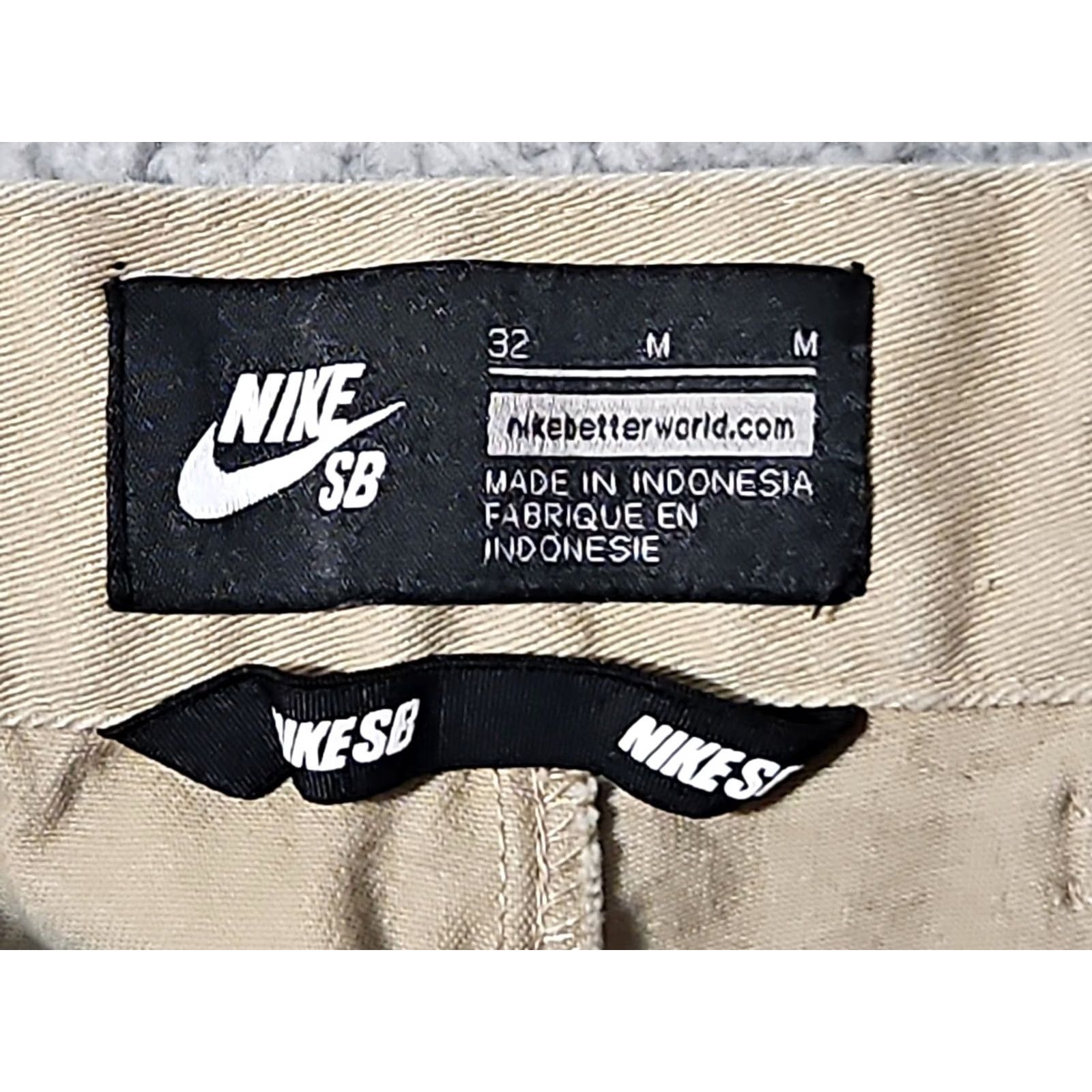 Nike Nike SB Chino Pants Mens Size 32 Beige Casual 933233-235 Flat Front Athletic Canvas Straight Size US 32 / EU 48 - 3 Thumbnail