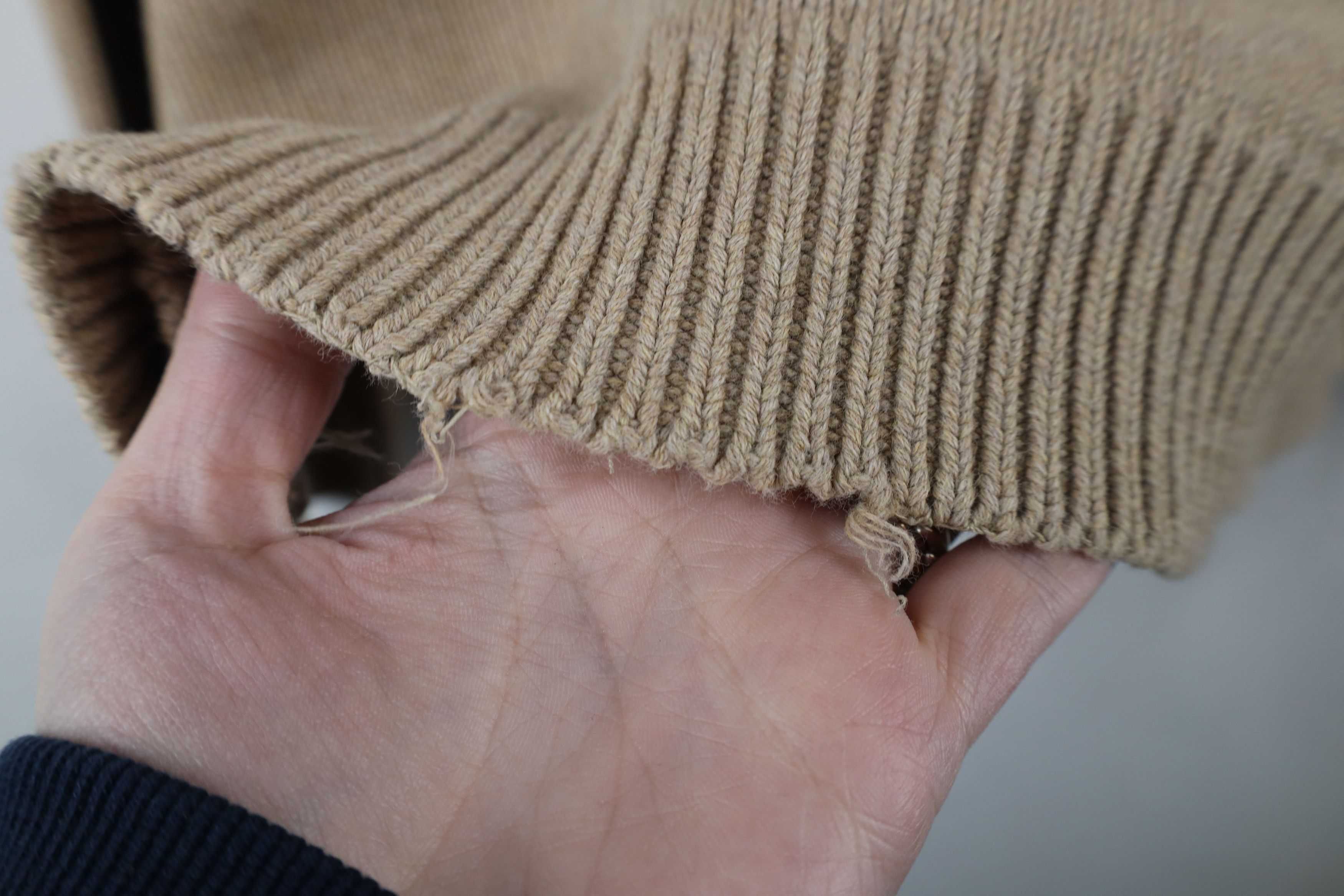 Tommy Hilfiger Vintage 90s Tommy Hilfiger Cotton Crewneck Sweater Beige Size US XL / EU 56 / 4 - 6 Thumbnail