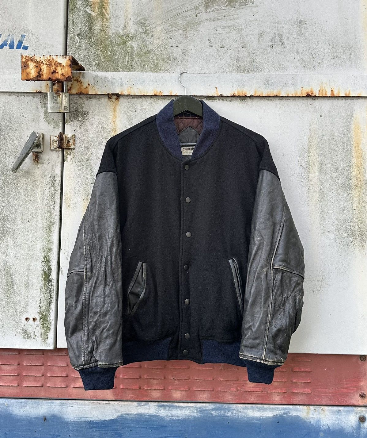 Japanese Brand 👹Vintage Depeche Wool Bomber Jacket Size US L / EU 52-54 / 3 - 2 Thumbnail