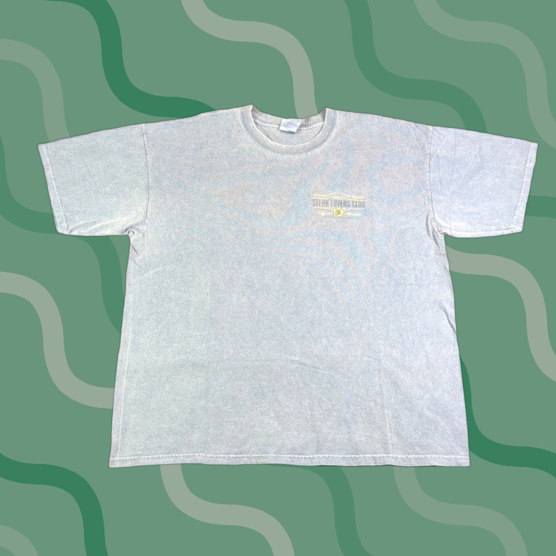 Gildan Gildan T-Shirt XL Blue Graphic Print Mens Crew Neck Heavyweight Preshrunk 90s Fire Outdoor Iowa Graphic Shirt Size US XL / EU 56 / 4 - 1 Thumbnail