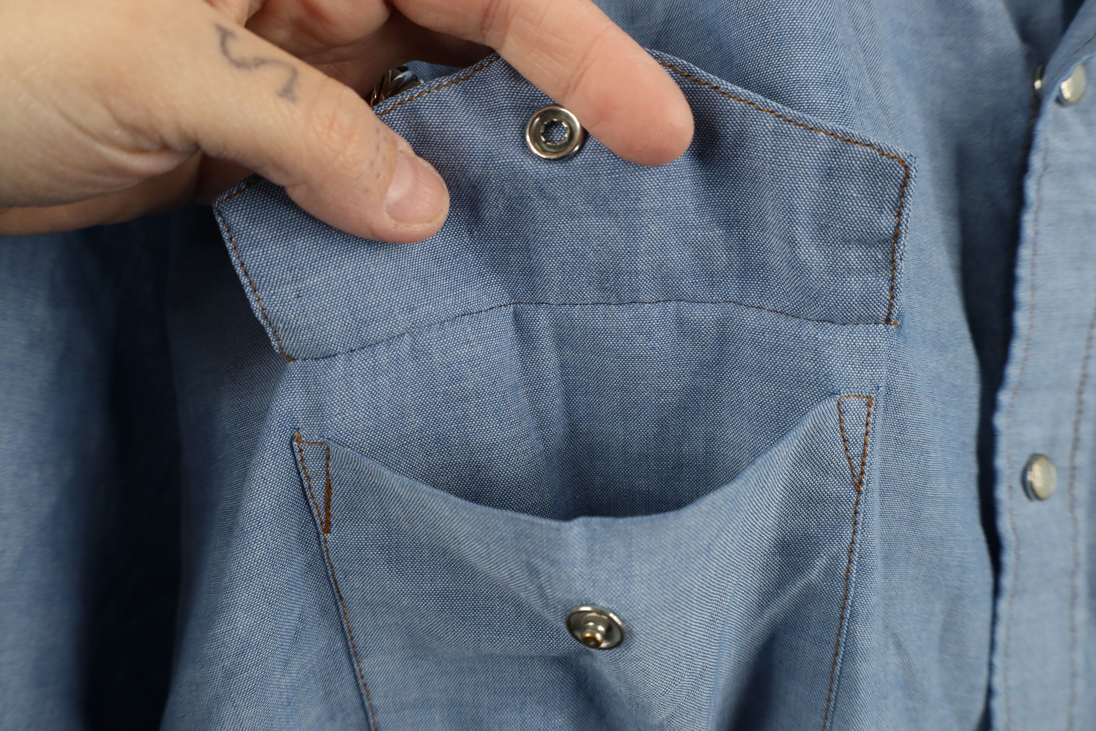 Dickies × Vintage Vintage 90s Dickies Workwear Short Sleeve Button Shirt Size US XXL / EU 58 / 5 - 7 Thumbnail