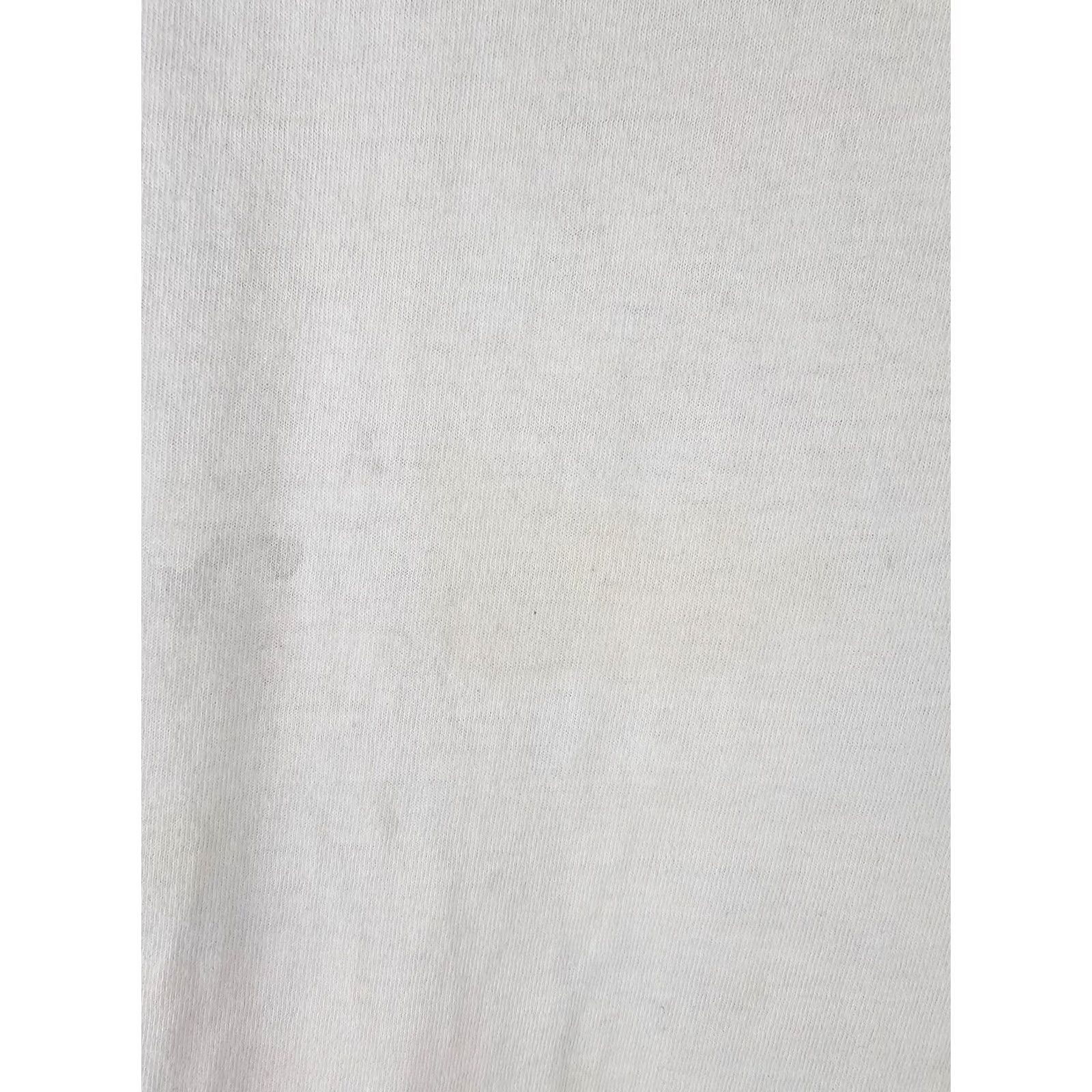Tultex VINTAGE TULTEX T-SHIRT 5 TEAMS 5 DRIVERS 1 GOAL NACSAR ROUGH RACING XL White Men's Short Sleeve Cotton Round Neck Shirt T-Shirt Size US XL / EU 56 / 4 - 4 Thumbnail