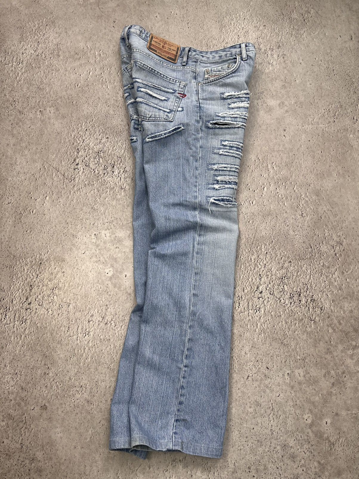 Diesel × Japanese Brand Y2K Vintage Streetwear DIESel Cargo Baggy Jeans sh Size US 32 / EU 48 - 12 Thumbnail
