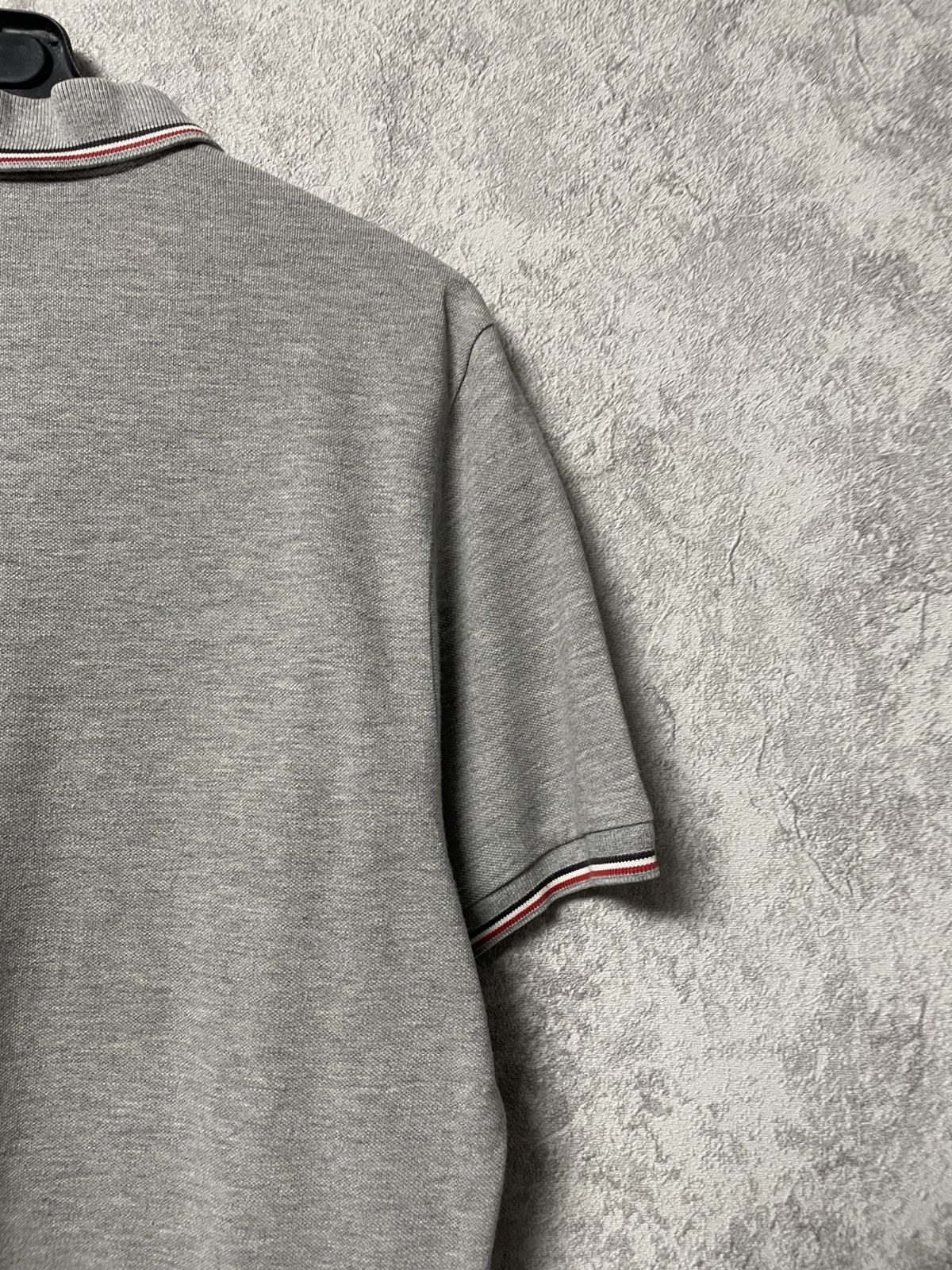 Moncler Moncler Maglia Logo Gray Polo Shirt Size US S / EU 44-46 / 1 - 20 Thumbnail