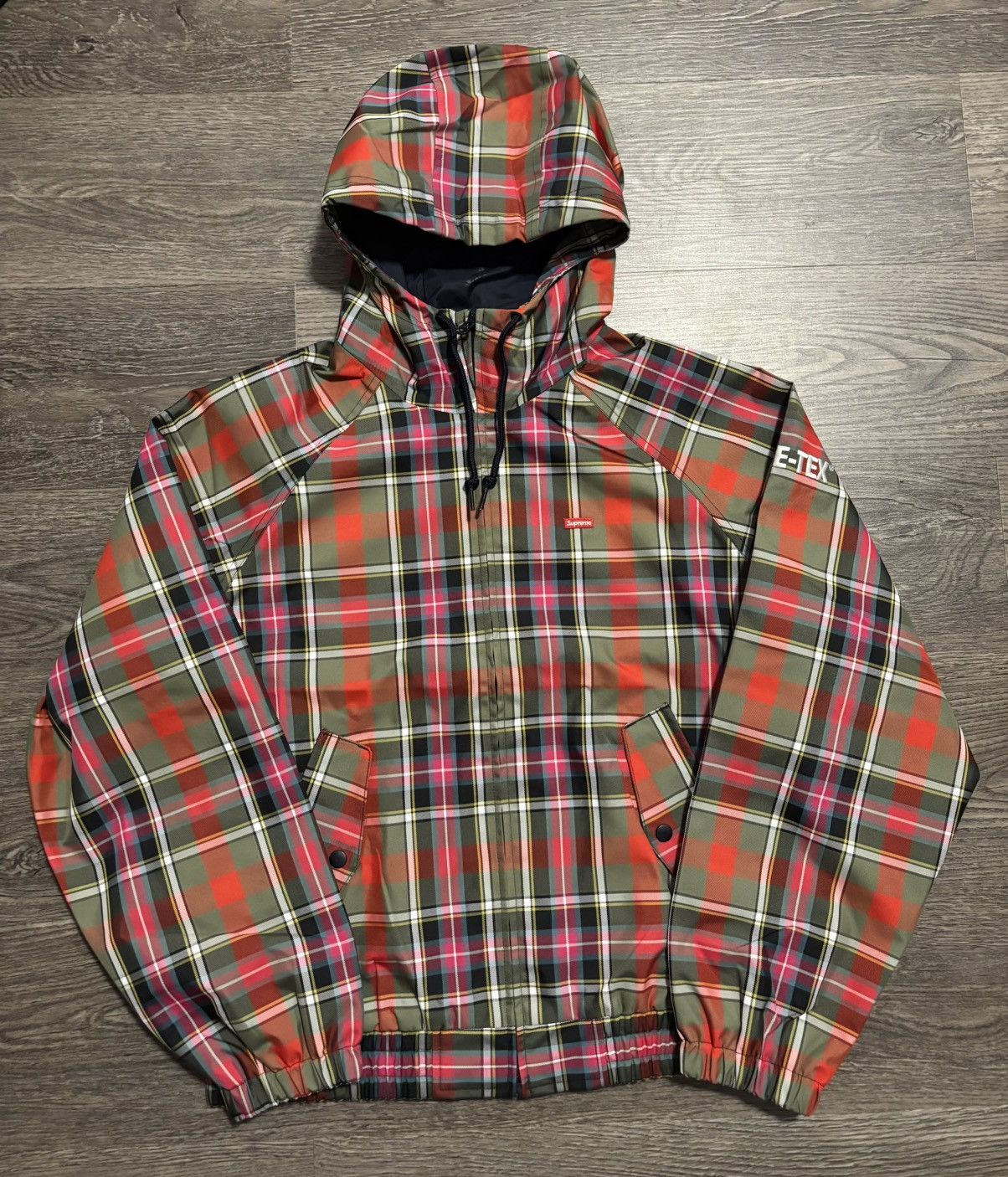 Supreme Supreme Gore Tex Harrington-Style Jacket Olive Plaid Size US M / EU 48-50 / 2 - 1 Thumbnail