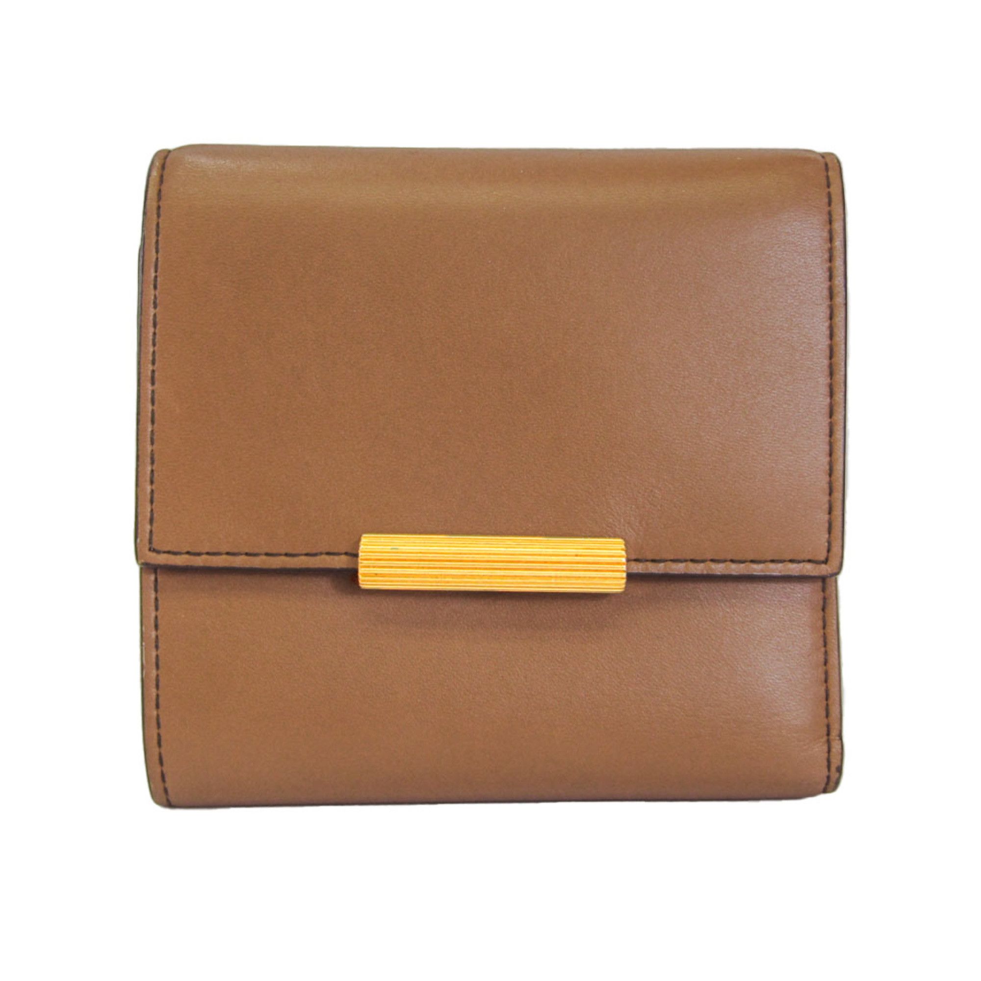 Bottega Veneta Brown Leather Wallet (Pre-Owned) Size ONE SIZE - 1 Thumbnail