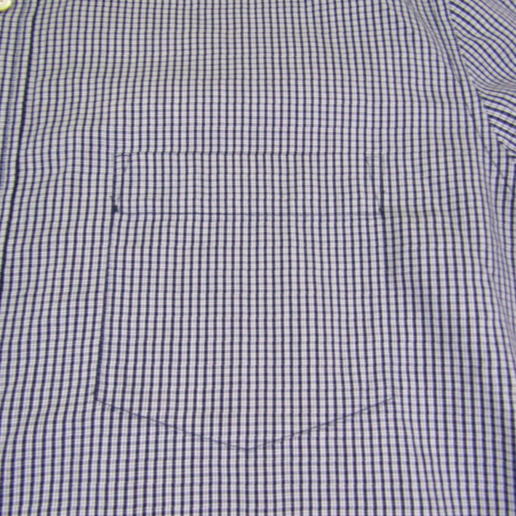 J.Crew J.CREW Button-Up Shirt Mens Large Blue Plaid 80s Wrinkle Free Casual Cotton Button Front Pocketed Size US L / EU 52-54 / 3 - 3 Thumbnail