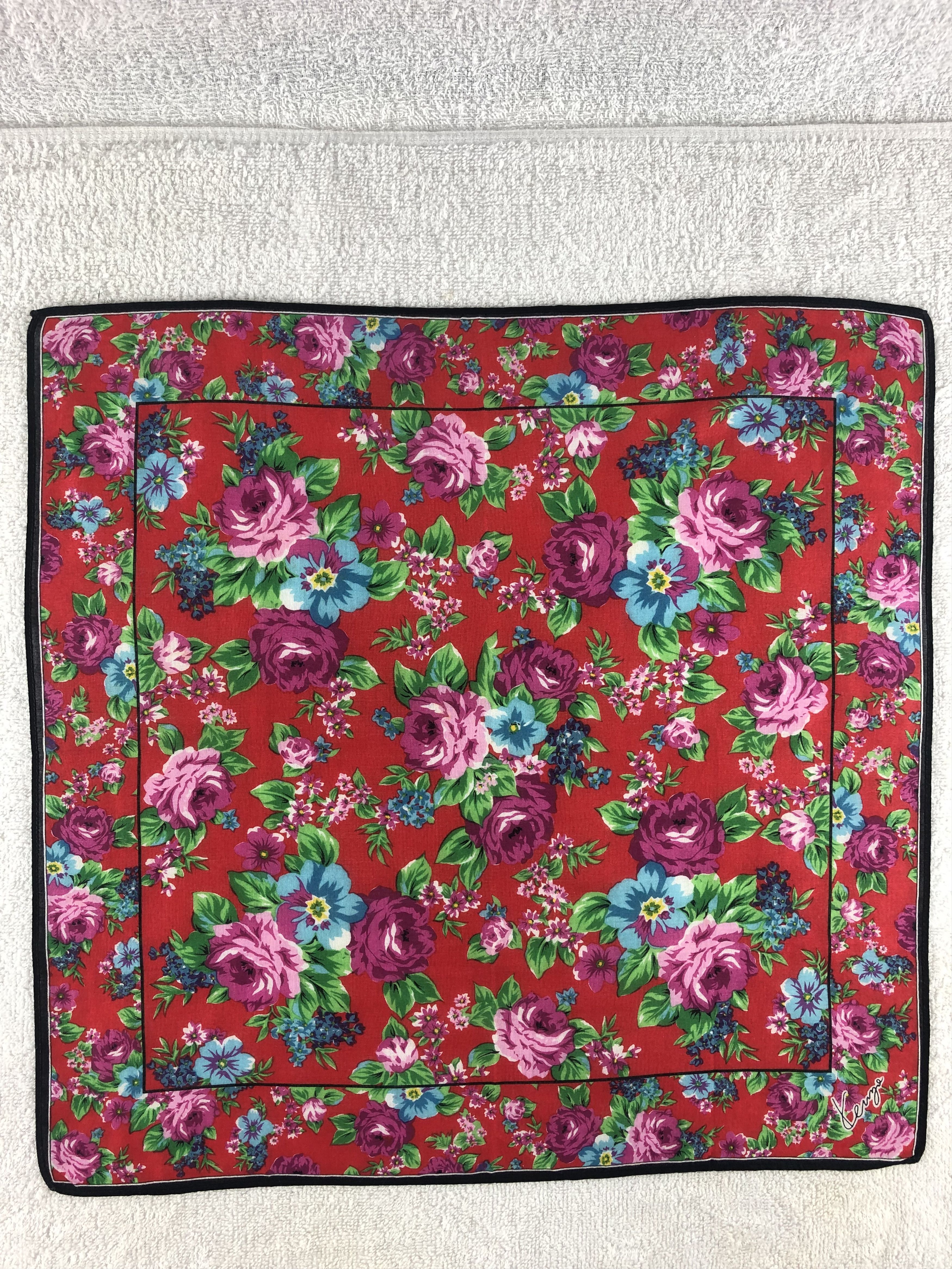 Kenzo × Vintage Kenzo Handkerchief / Bandana / Neckerchief Size ONE SIZE - 3 Thumbnail