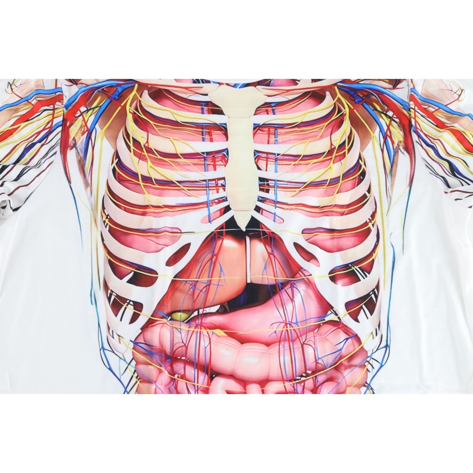Vintage Deadstock Vintage Streetwear All Over Print Anatomy T-Shirt Size US XL / EU 56 / 4 - 3 Thumbnail