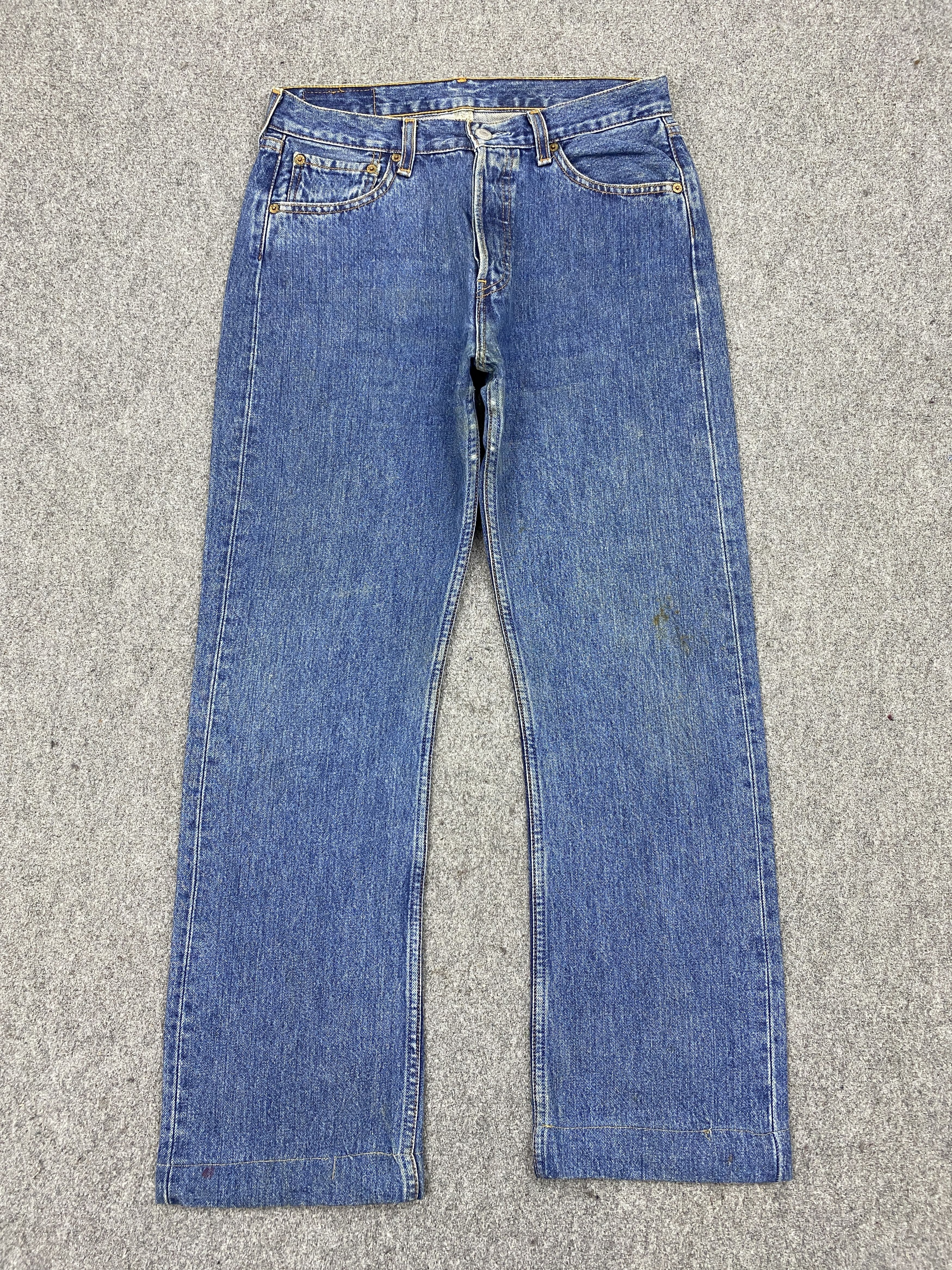 Levi's Blue Denim Vintage Levis 501 Jeans DP2758 Size US 30 / EU 46 - 1 Thumbnail