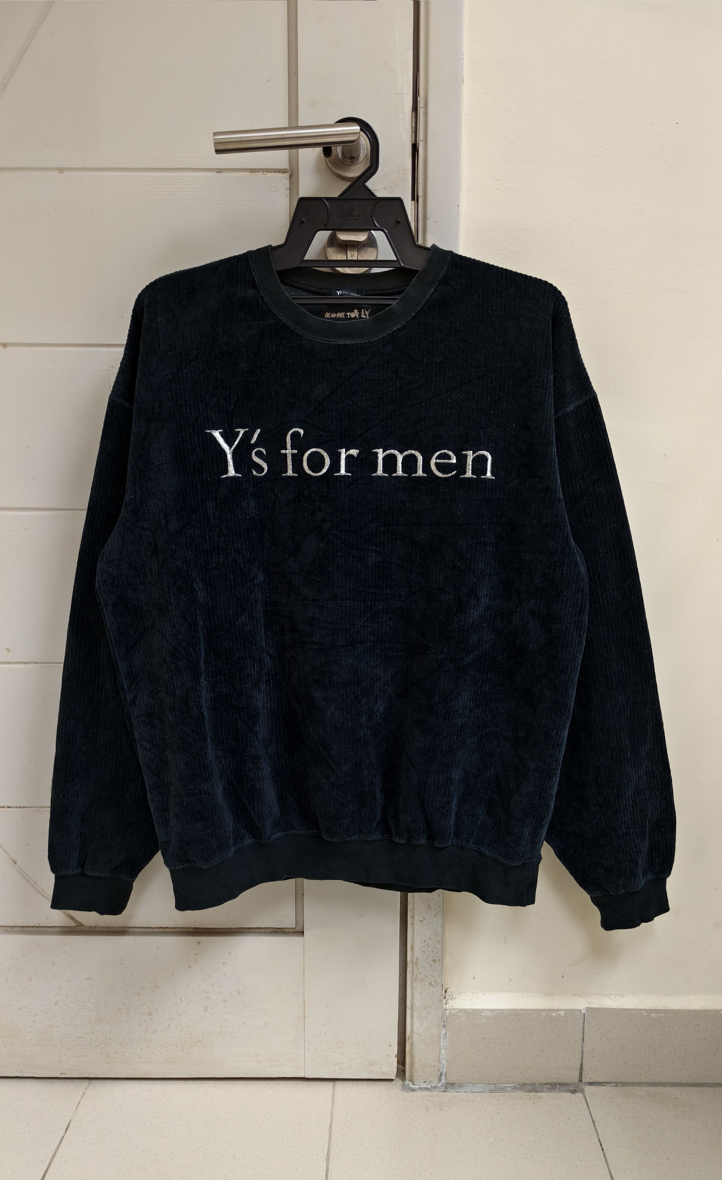 Y's for Men Vintage Y's for men embroidered big logo's velvet sweater Size US M / EU 48-50 / 2 - 1 Thumbnail