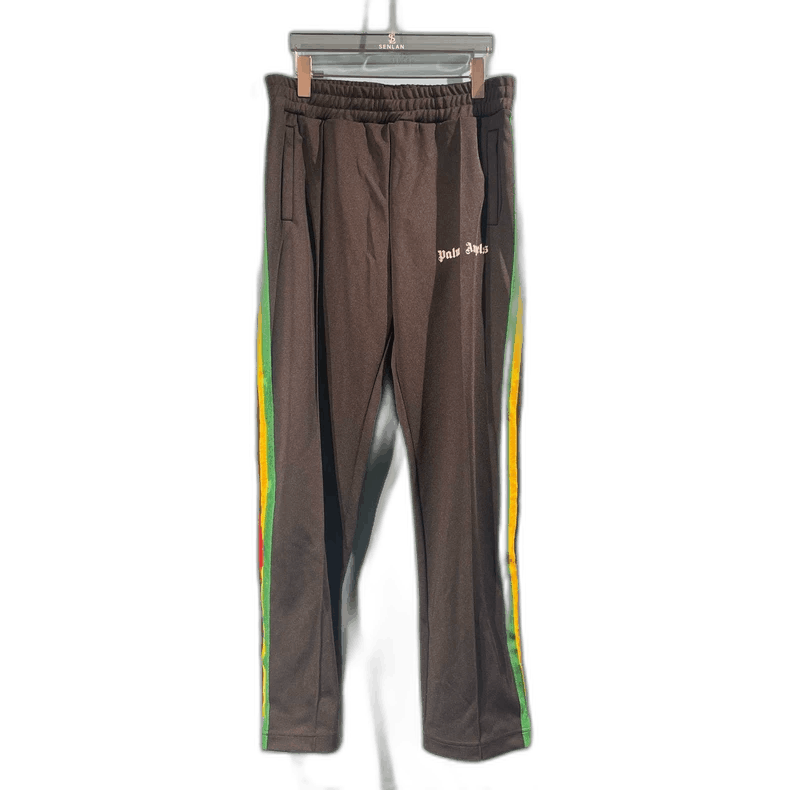 Palm Angels Palm Angels Black Rainbow Logo Zipper Sweatpants Size US 30 / EU 46 - 1 Thumbnail
