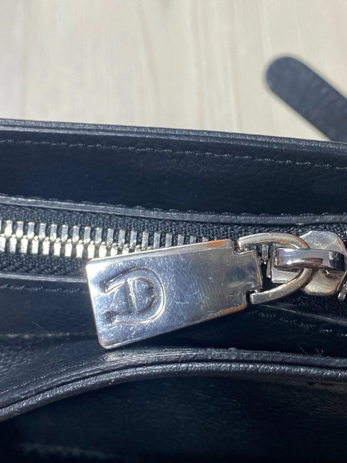 Aigner Aigner Black Leather Crossbody Bag Zip Size ONE SIZE - 10 Thumbnail