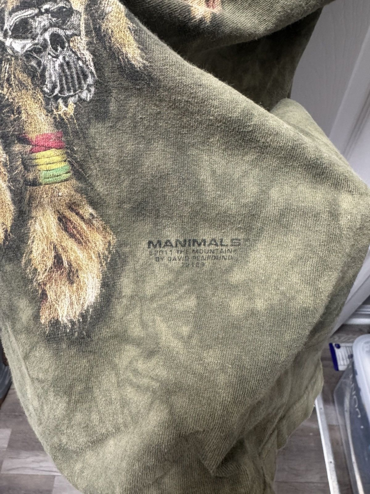 The Mountain × Vintage 2011 Vintage The Mountain Gamer Rasta Lion Manimals Funny Size US M / EU 48-50 / 2 - 4 Thumbnail