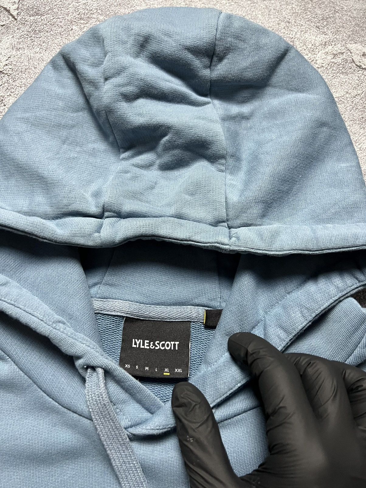 Lyle & Scott Vintage Lyle & Scott Hoodie Big Logo Lampas Striped Xl Size US XL / EU 56 / 4 - 7 Thumbnail