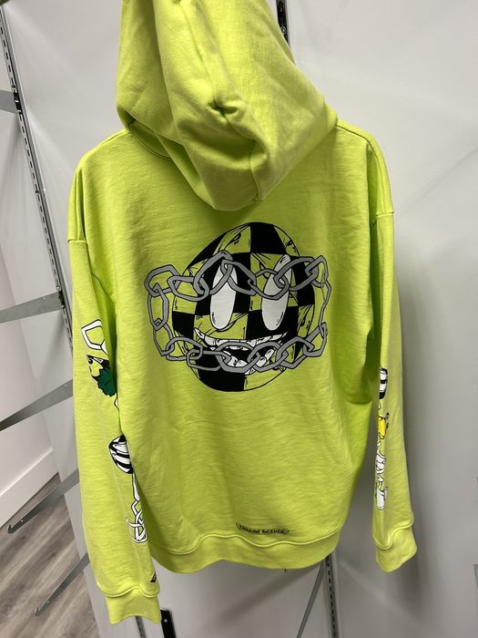 Chrome Hearts Chrome Hearts Matty Boy Lime Green Hoodie | Grailed