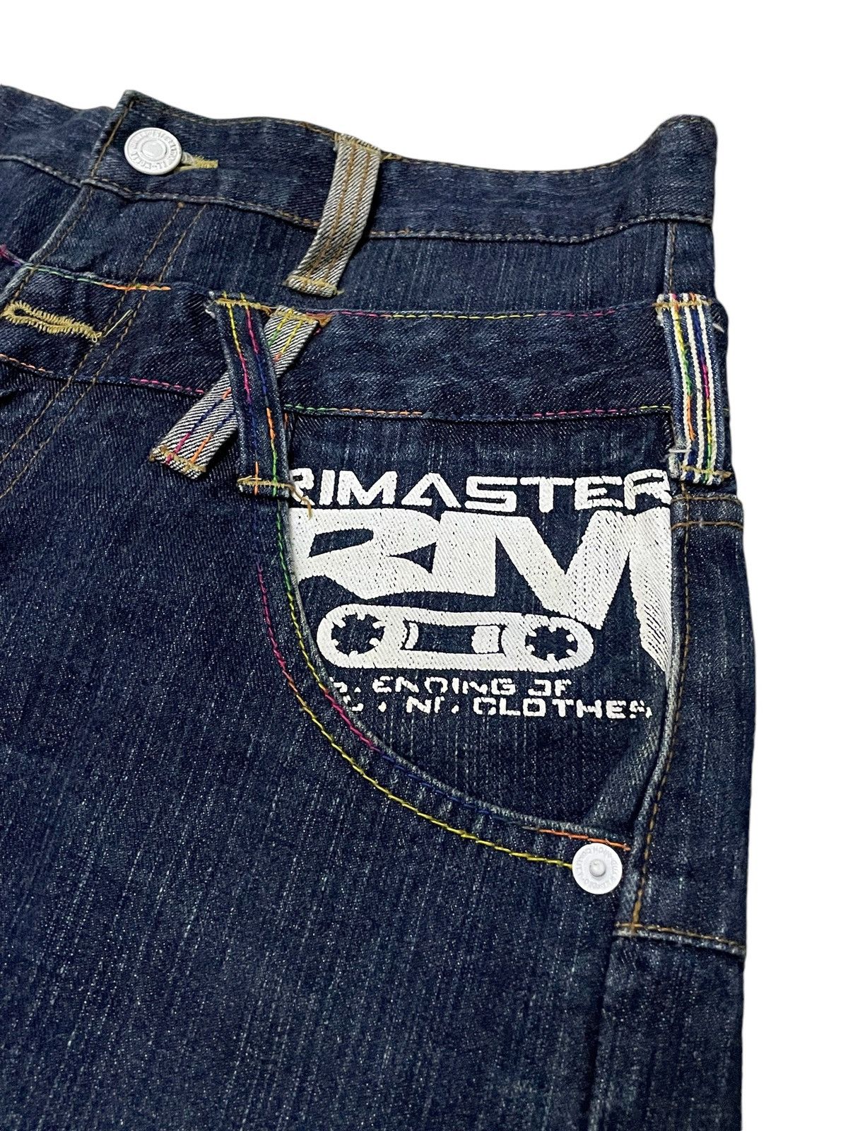 Japanese Brand Rimaster Japan Double Waist Loose Jeans Size US 32 / EU 48 - 10 Thumbnail